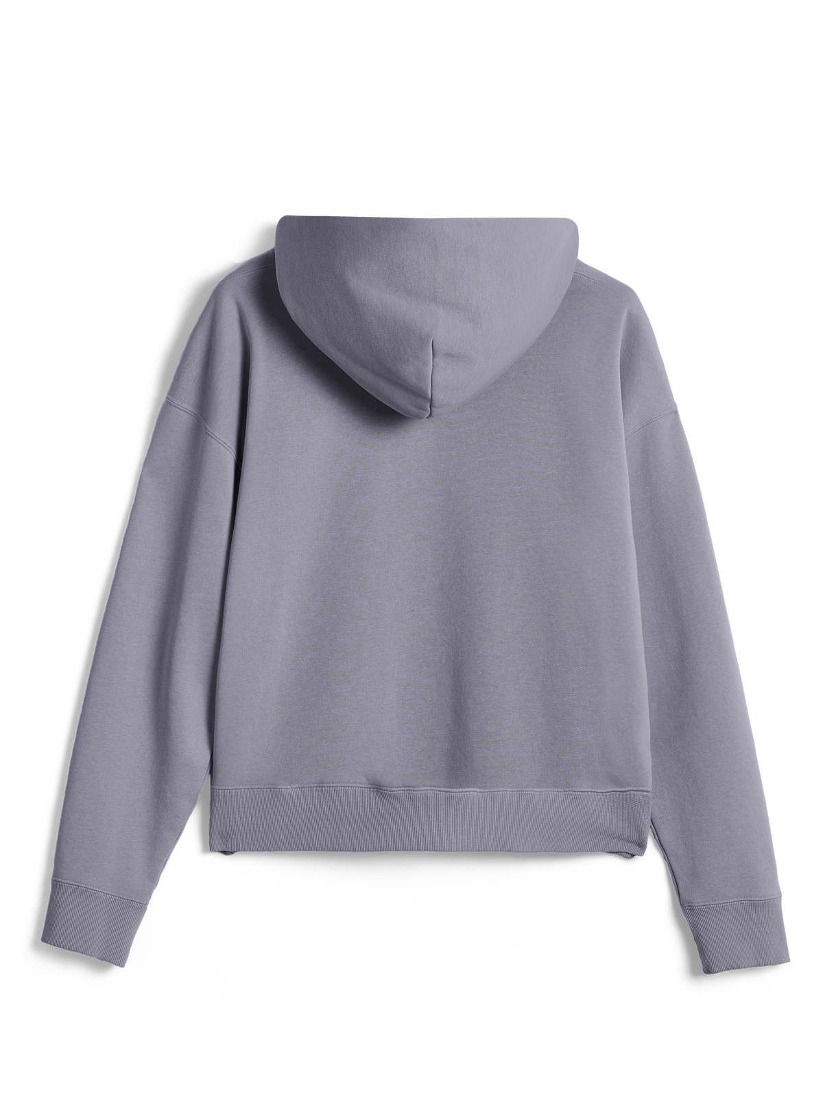 Hoodie Essentials Ageless Com Fecho da Alpinestars, vista traseira, cor Silver, streetwear casual em fleece, ajuste relaxado, punhos e bainha canelados, acabamento com lavagem de pedra