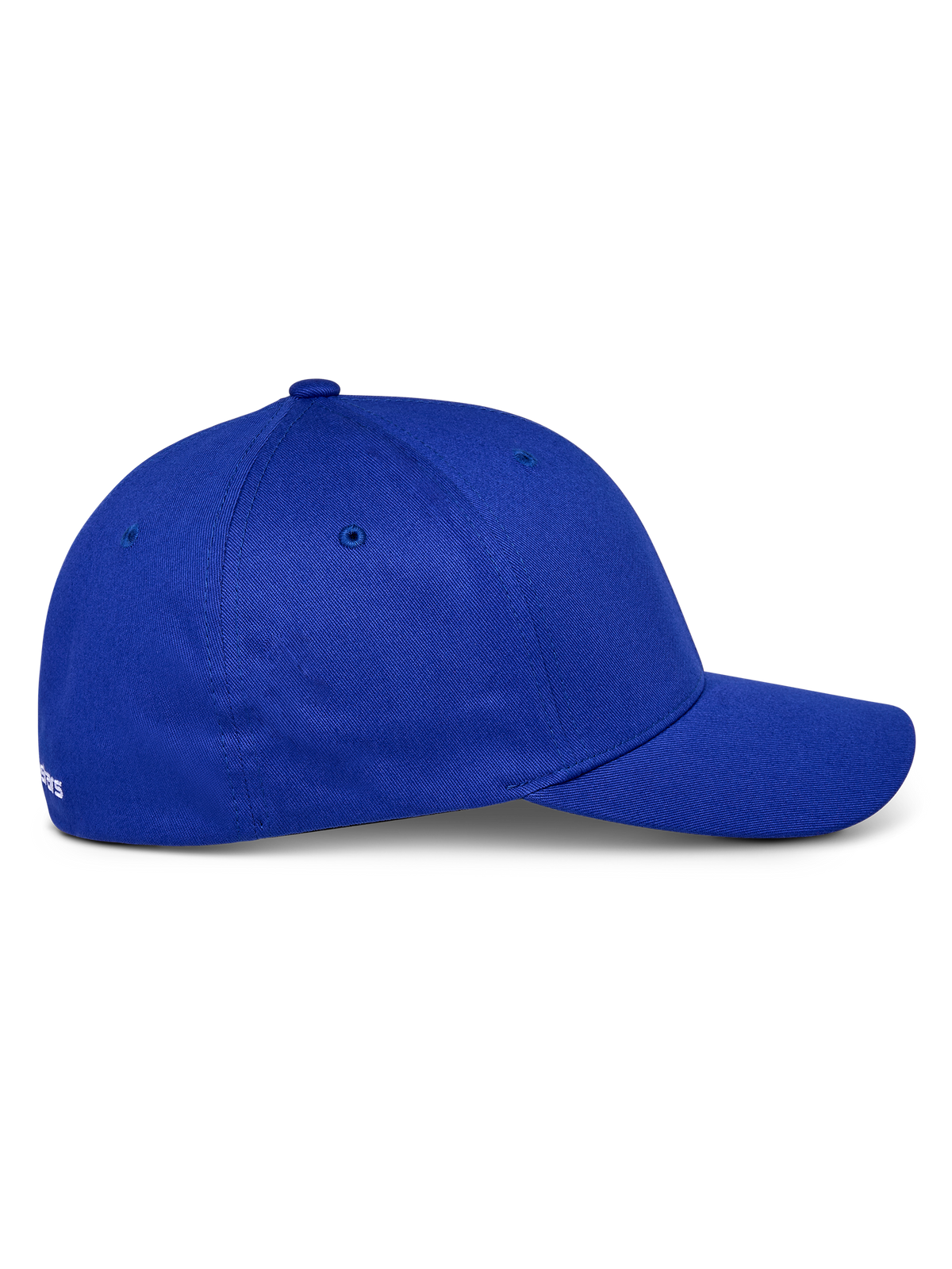 Alpinestars Corp Shift Multi Hat, azul, vista lateral, aba curva com coroa estruturada, tecido em sarja elástica de algodão, acessório de cabeça casual inspirado no desporto motorizado