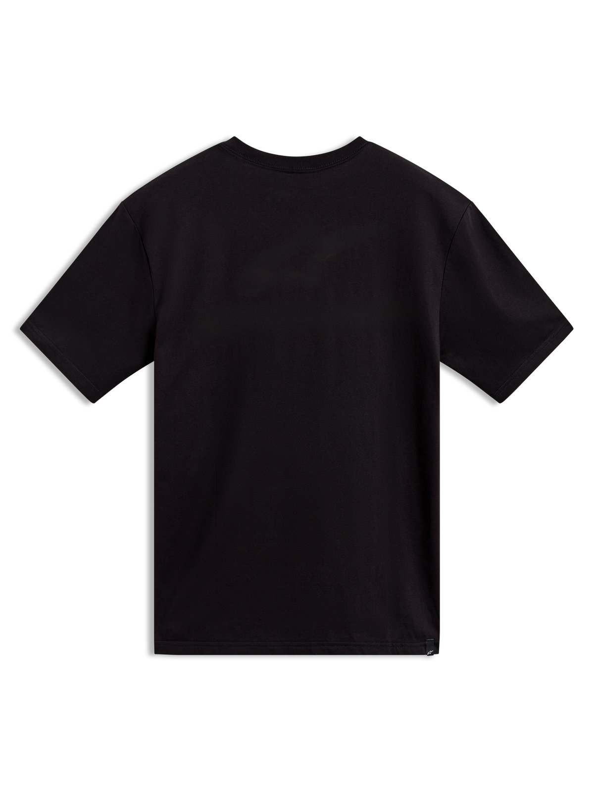 Alpinestars Elliptogrit CSF Tee, t-shirt de manga curta preta, vista traseira, design casual de sportswear.
