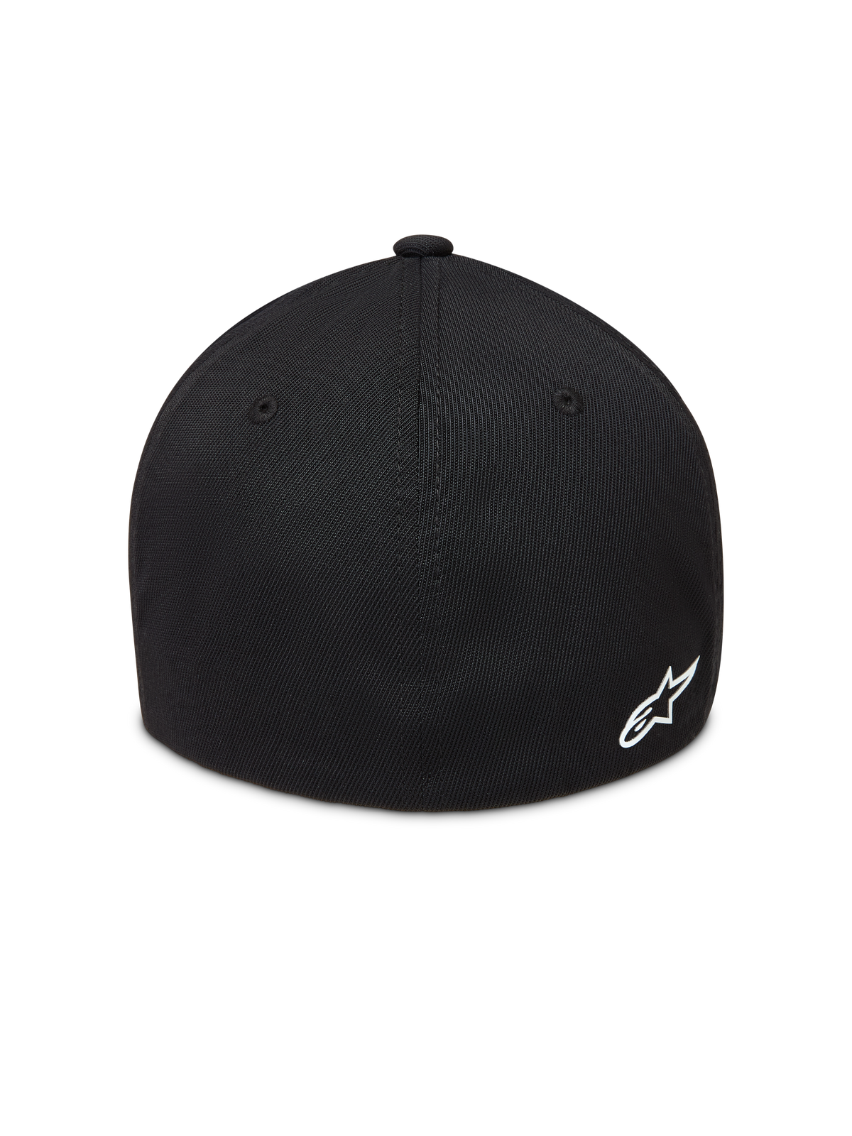 Alpinestars Points Chapéu, boné desportivo preto em nylon tactel com logótipo Astars branco e ajuste flexível.