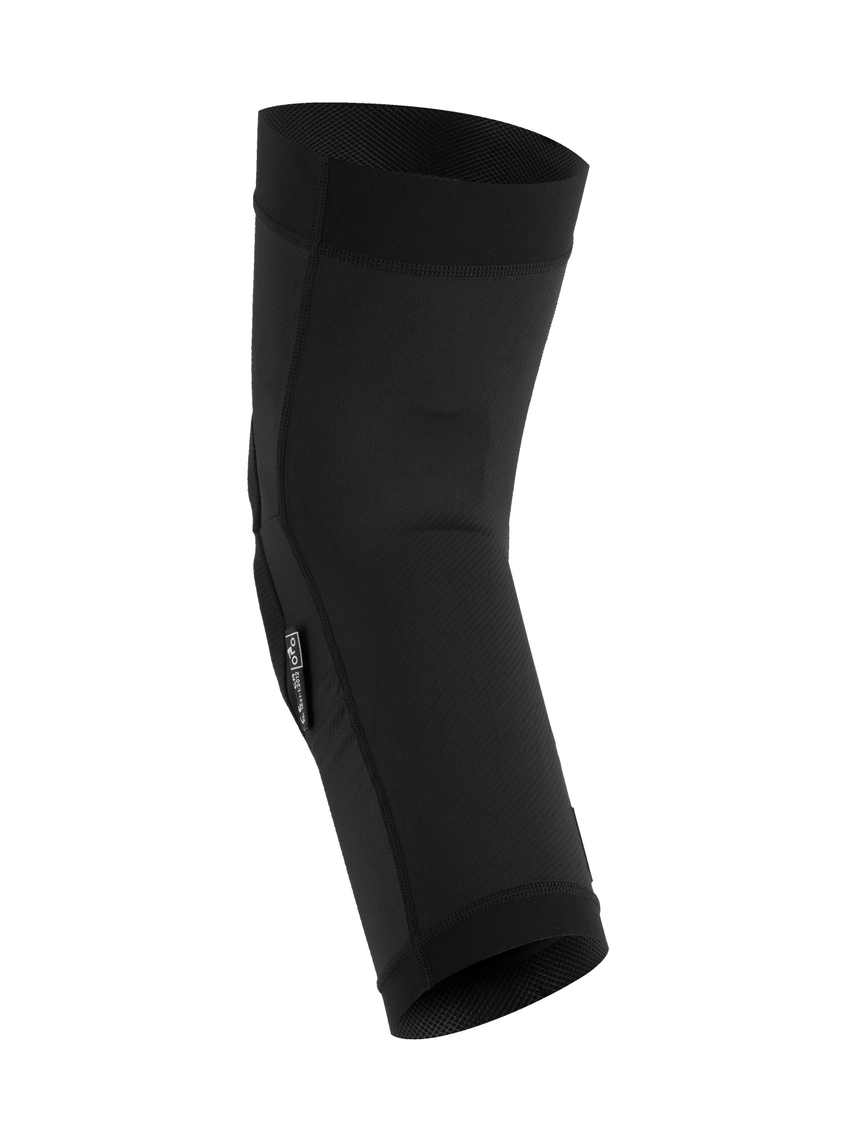 Joelheira Alpinestars A-Motion Plasma, preta, protetor de joelho para BTT, tecido de malha respirável com design ergonómico pré-moldado, manga slip-on de perfil fino para mountain biking.