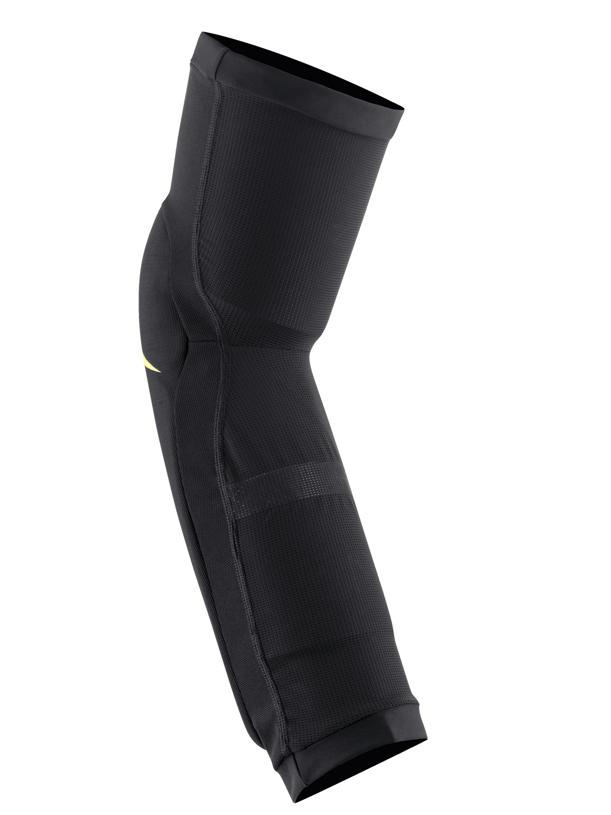 Alpinestars Protetores de Joelho/Canela Paragon Plus, preto e amarelo ácido, manga de proteção slip-on, apresenta construção em malha respirável e design ergonómico pré-moldado para trilhos de MTB