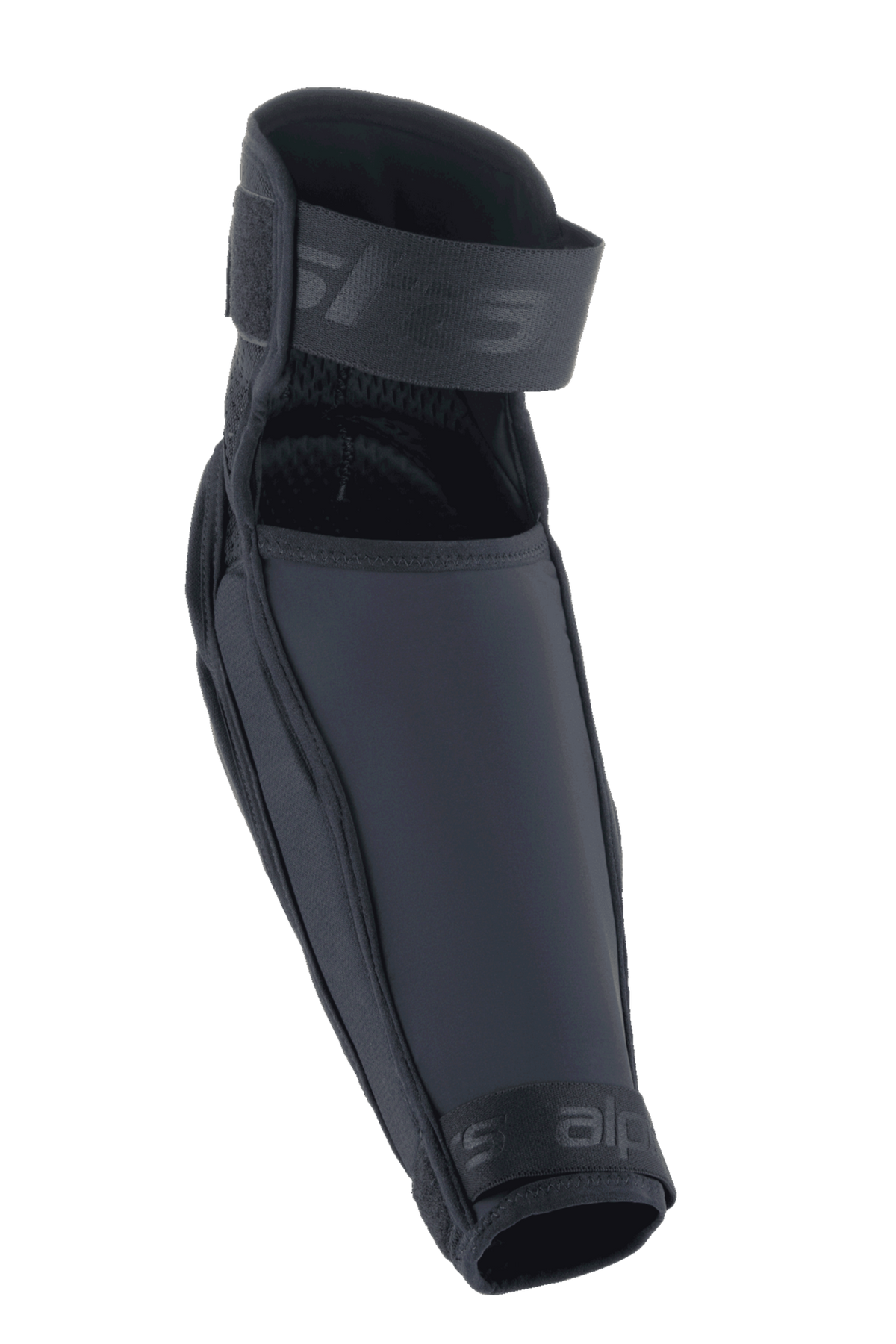 Alpinestars A-Impact Plasma Elite Shield Elbow Protector, cotoveleira de BTT, preta, com estrutura rígida em TPU para proteção contra impactos, alças duplas ajustáveis para um ajuste seguro e design ergonómico pré-curvado para trilhos