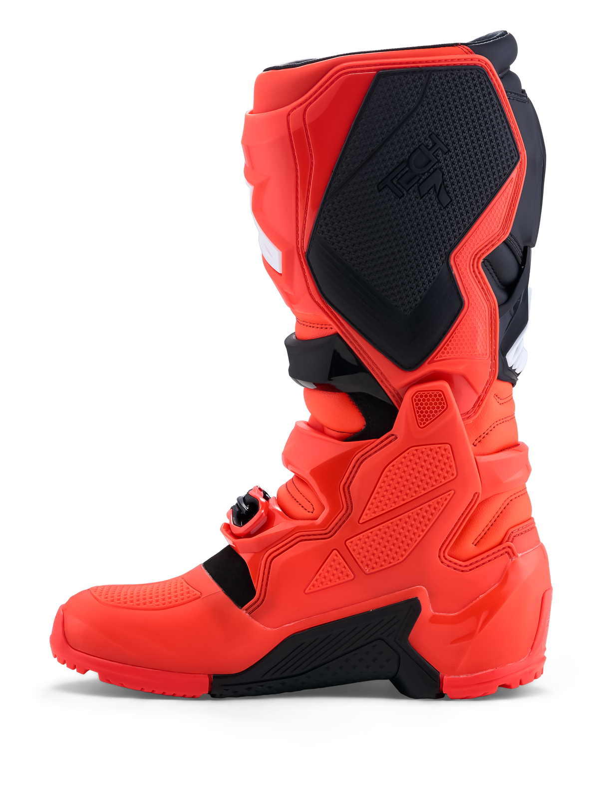Alpinestars Tech 7 Enduro, botas de motocross para homem, vermelhas e pretas, proteção TPU e certificadas CE.