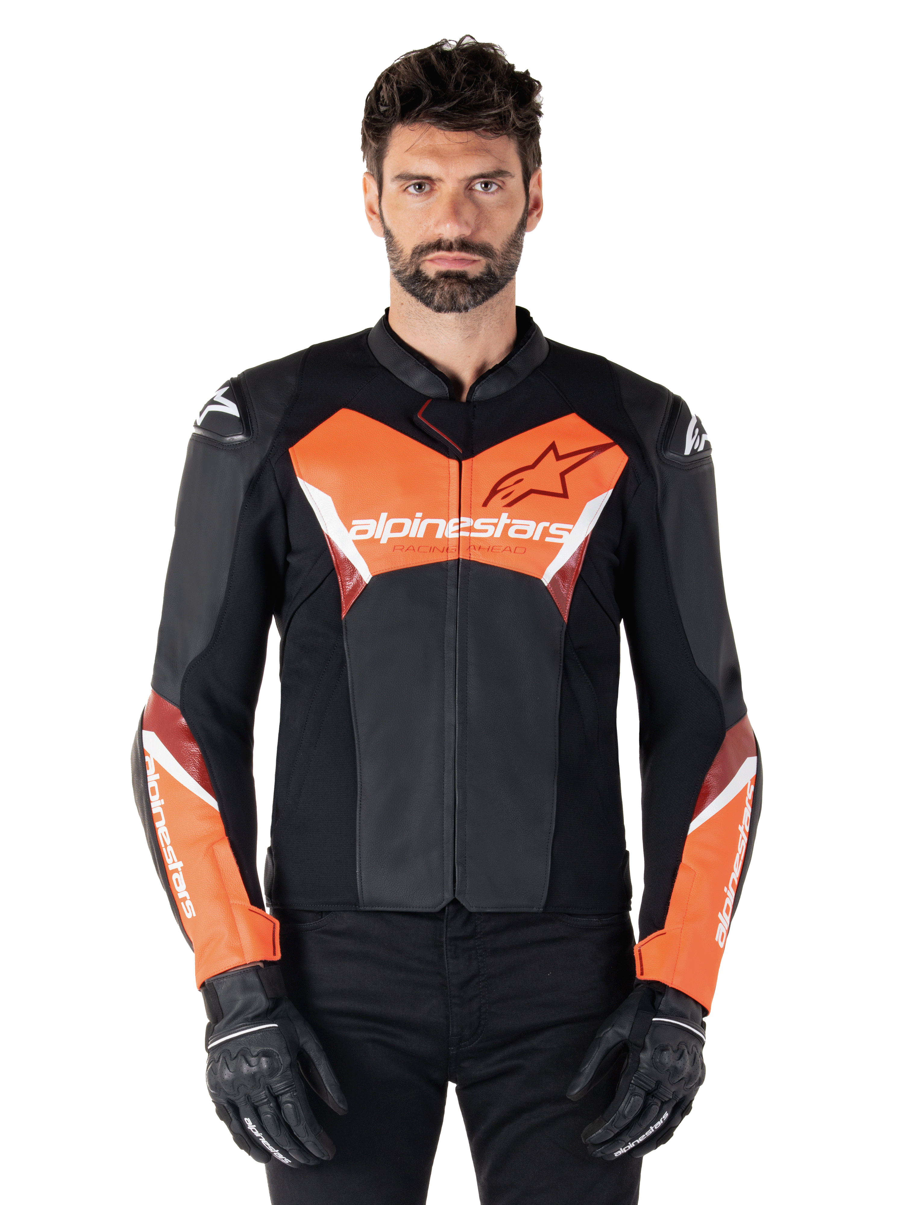 ジャケット・アウター WARP & WOOF Motorcycle Short Riding Coat Faster V3 - Black Motorcycle Jacket | Alpinestars®