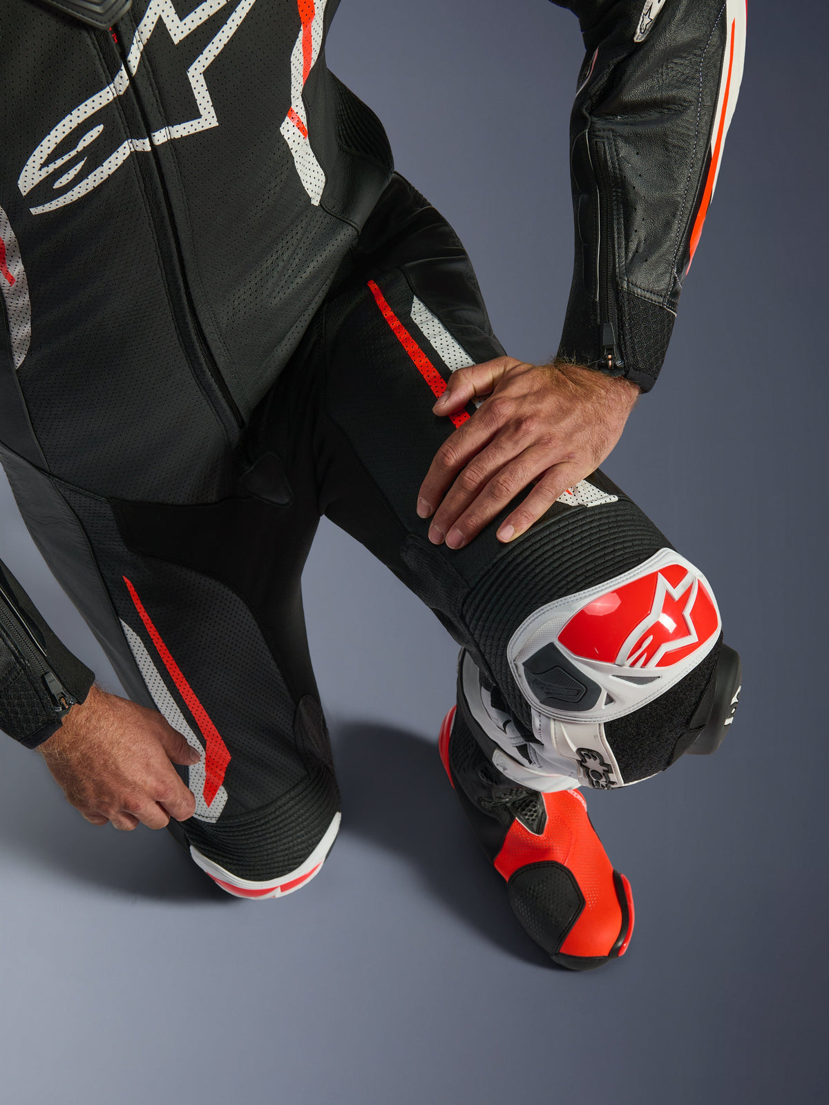 Macacão De Couro GP Tech V5 1 Peça