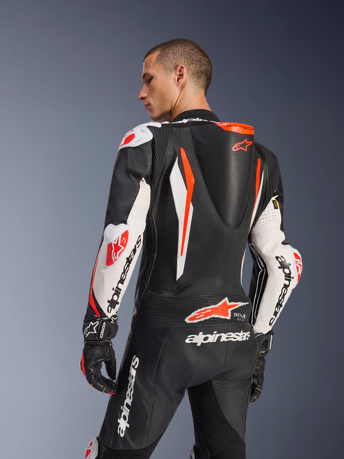 Macacão De Couro GP Tech V5 1 Peça