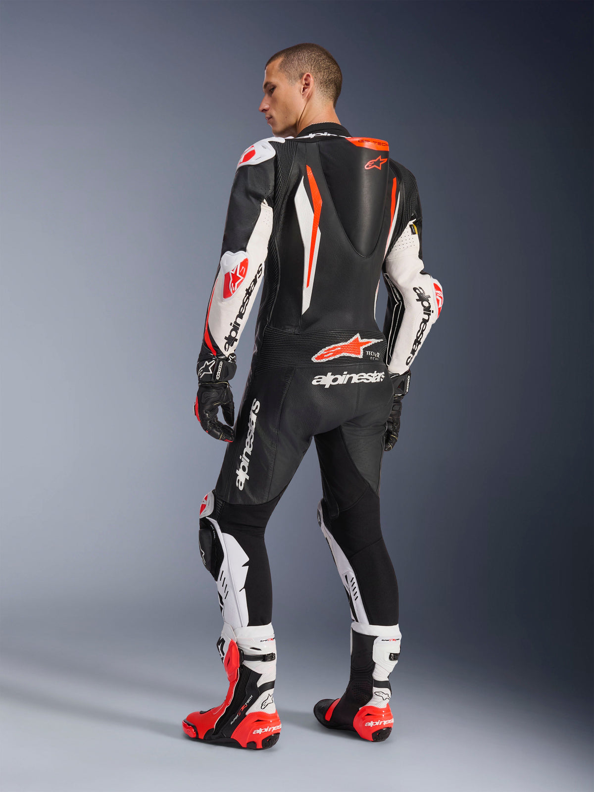 Macacão De Couro GP Tech V5 1 Peça