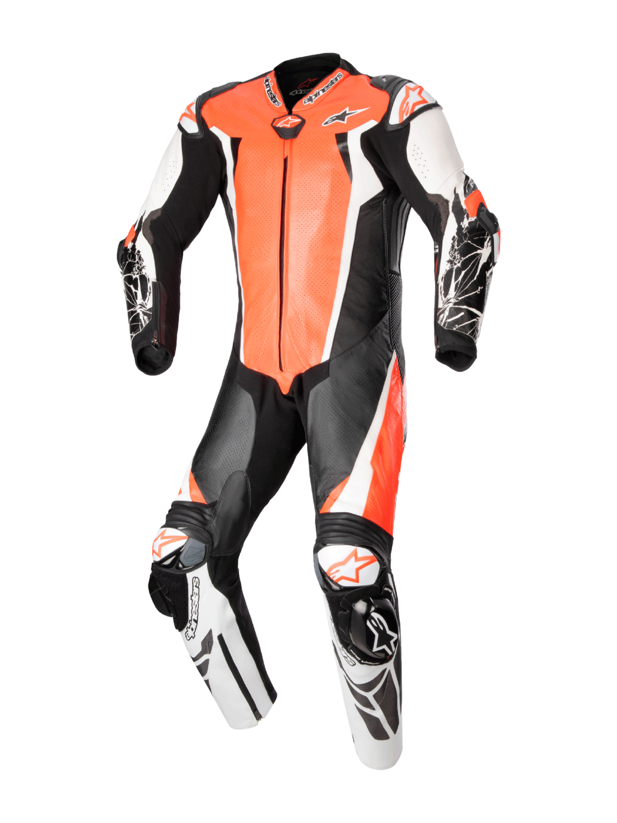 Macacão De Couro Racing Absolute V2 1 Peça