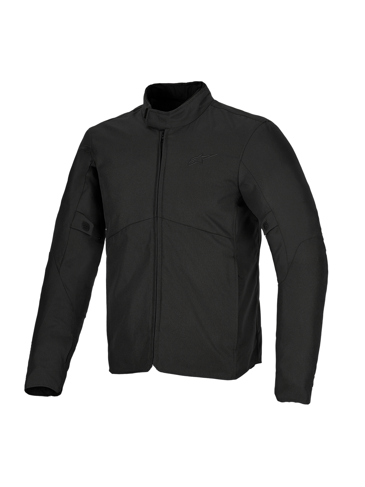 Alpinestars C-1 Waterproof, casaco de moto urbano, preto, impermeável, construção em poliéster com proteções CE
