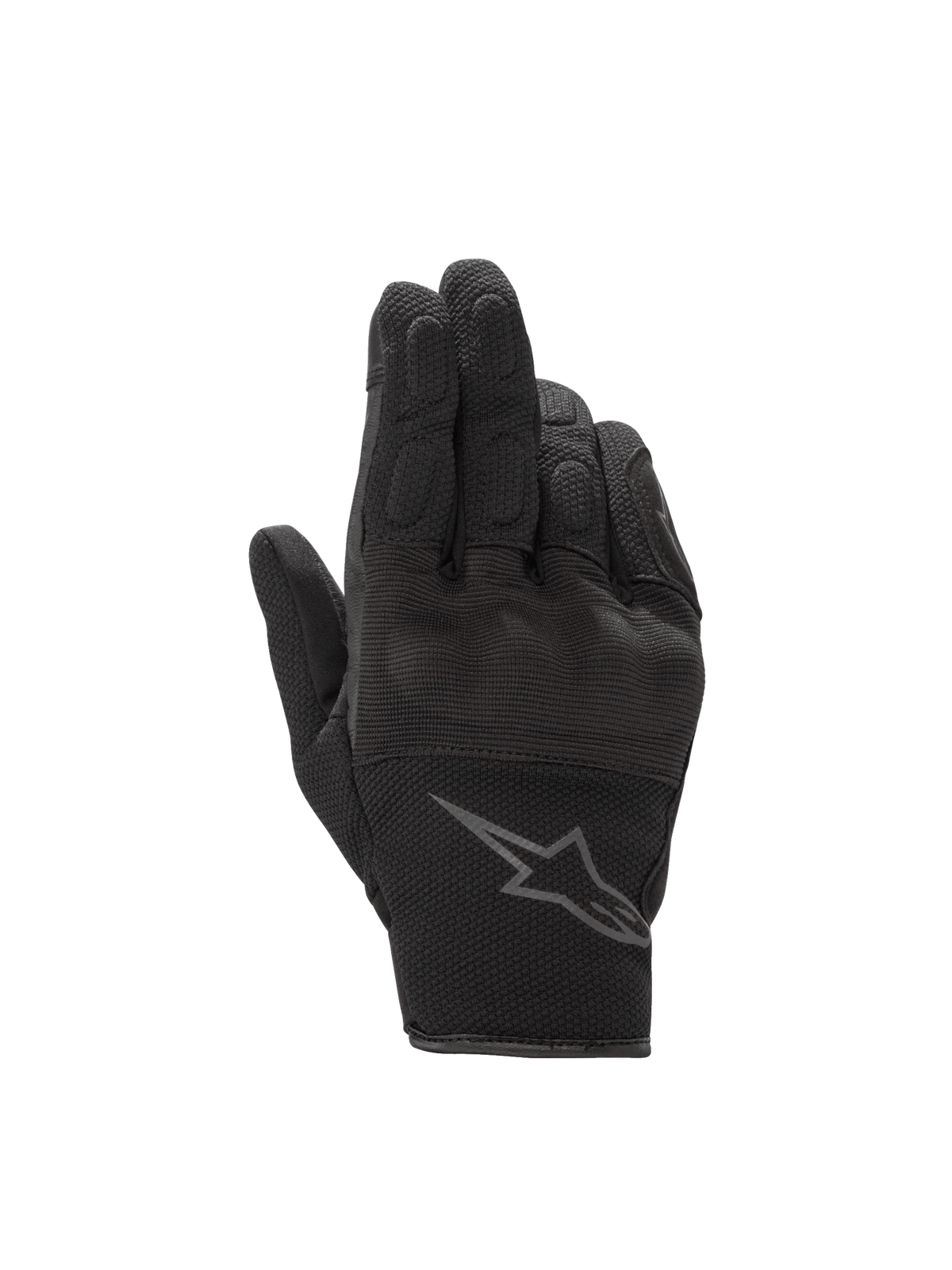 Alpinestars luvas Stella S-Max Drystar, luvas de moto para mulher, preto antracite, impermeáveis, em couro e malha.