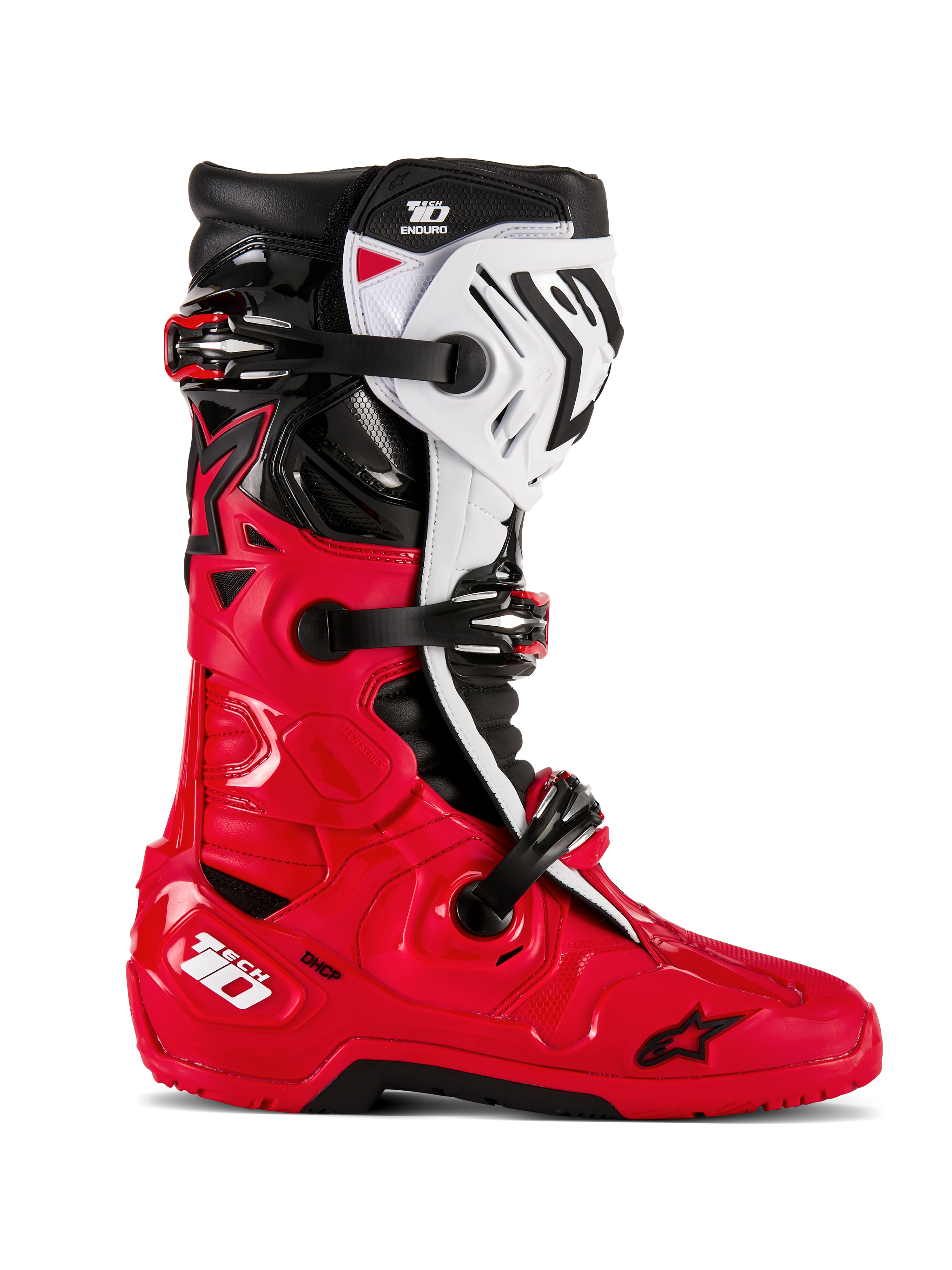 Tech 10 Enduro - Bright Red MX Boots | Alpinestars® Tech 10 Enduro - Bright Red MX Boots | Alpinestars®