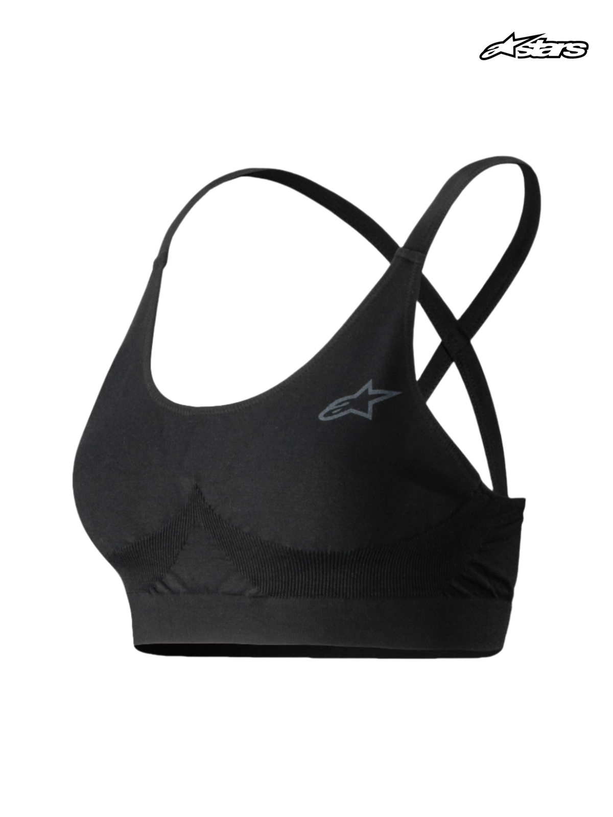 Alpinestars Stella TECH ZX Bra, soutien de roupa interior técnica de corrida para mulher, preto, construção em Lenzing FR resistente a chamas e certificado FIA