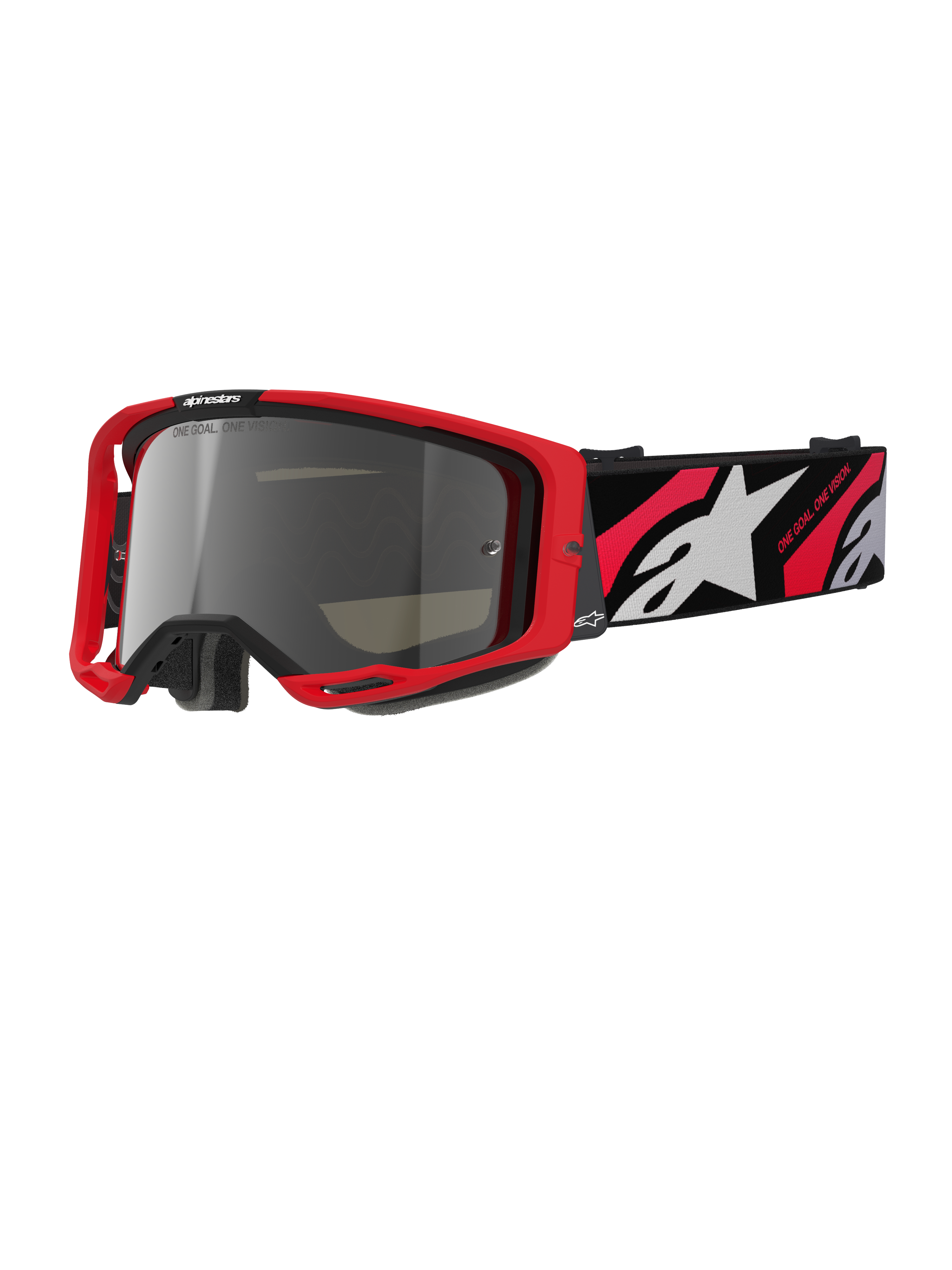 VISION8 ゴーグル ブラック　レッドミラーレンズ Vision 8 Luar - Red MX Goggles | Alpinestars®