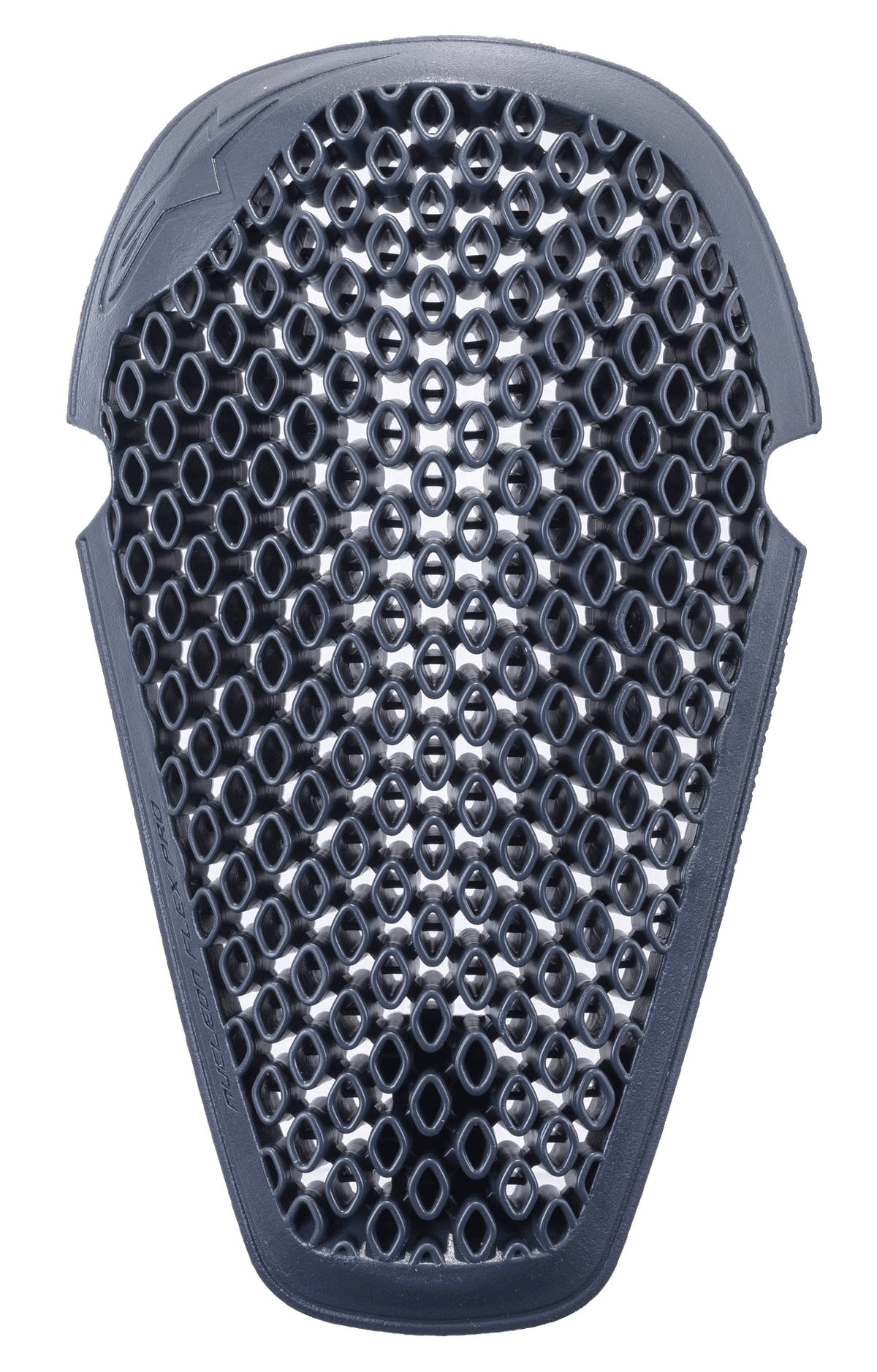 Alpinestars Nucleon Flex Pro Knee Protector, Antracite, com um design de estrutura aberta em favo de mel ventilada, formato ergonómico para proteção contra impactos de motociclismo, construção leve e flexível