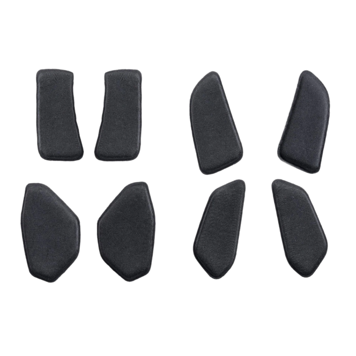 Alpinestars BNS Soft Pad Set, almofadas de conforto de substituição para suporte de pescoço, pretas, conjunto de almofadas moldadas com tecido texturizado, concebido para o sistema BNS Tech 2, acessório de proteção para BTT e todo-o-terreno