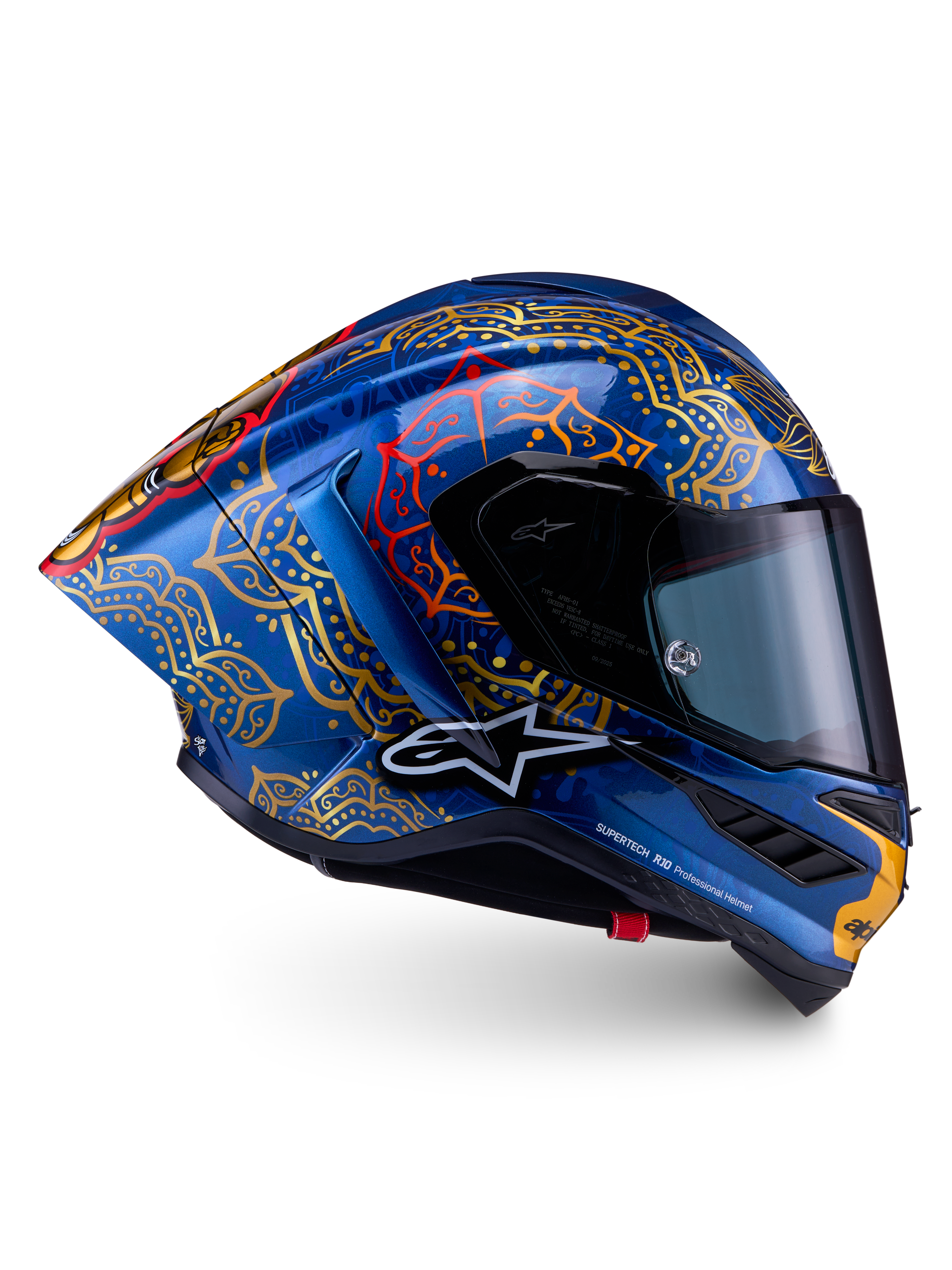 R10 Martinator Thai - Capacete Azul | Alpinestars®