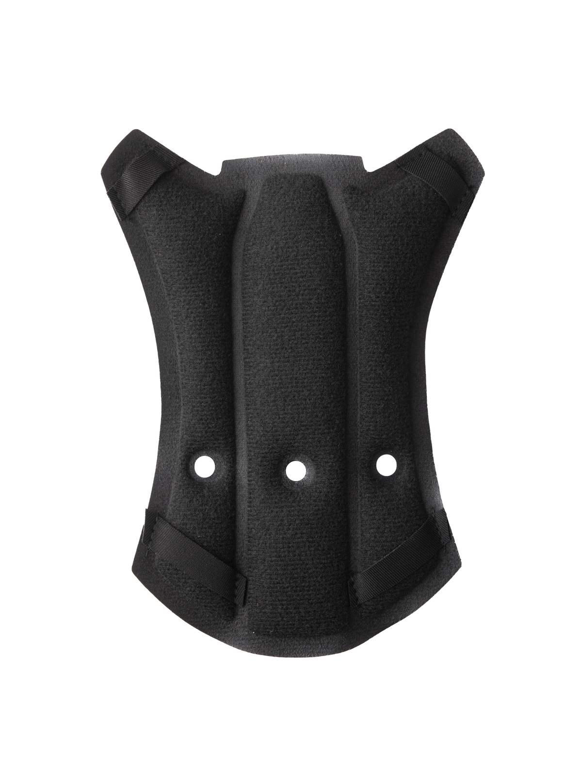 Alpinestars S-M7 Top Pad, acessório para capacete, preto, design acolchoado e contornado com três orifícios de ventilação e correias de fixação nos cantos, tecido sintético para conforto em capacetes de motocross