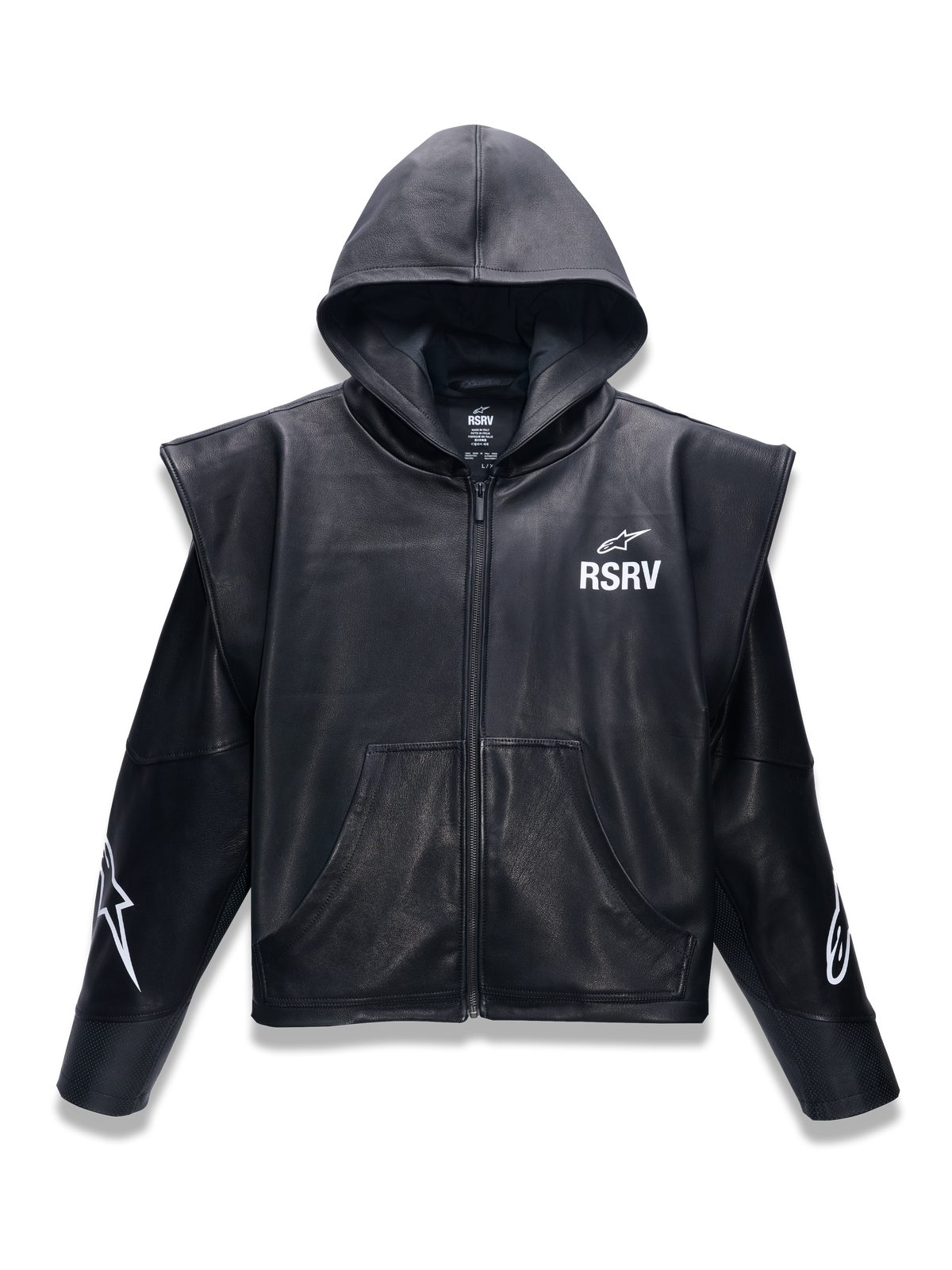 Hoodie RSRV Axis De Couro