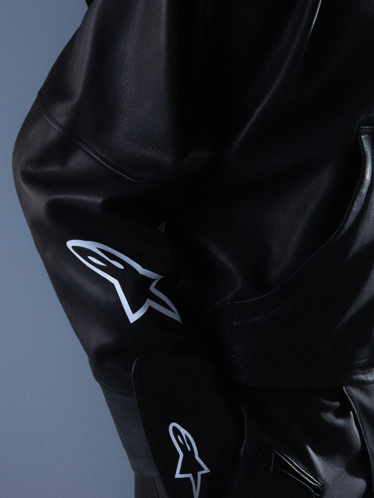 Hoodie RSRV Axis De Couro