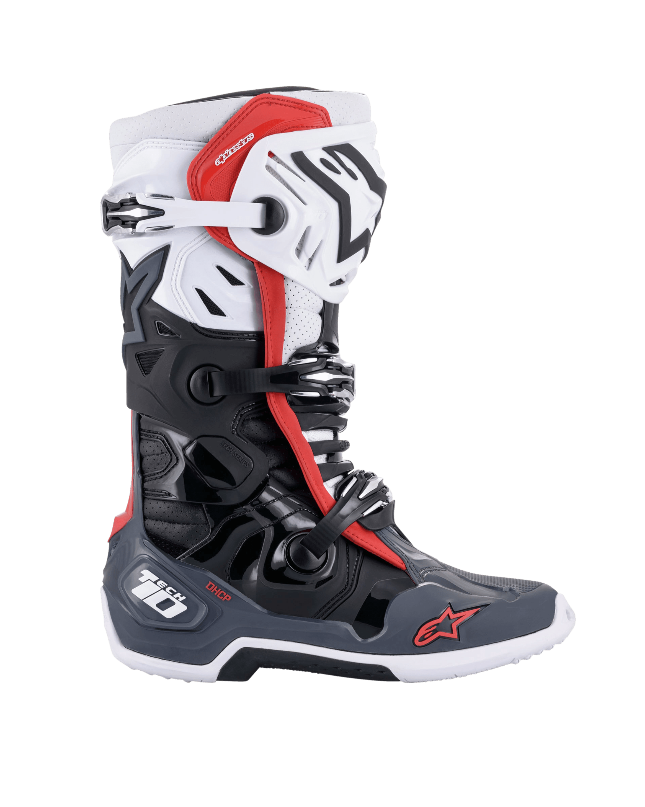 Tech 10 Supervented - Botas MX Preto | Alpinestars®