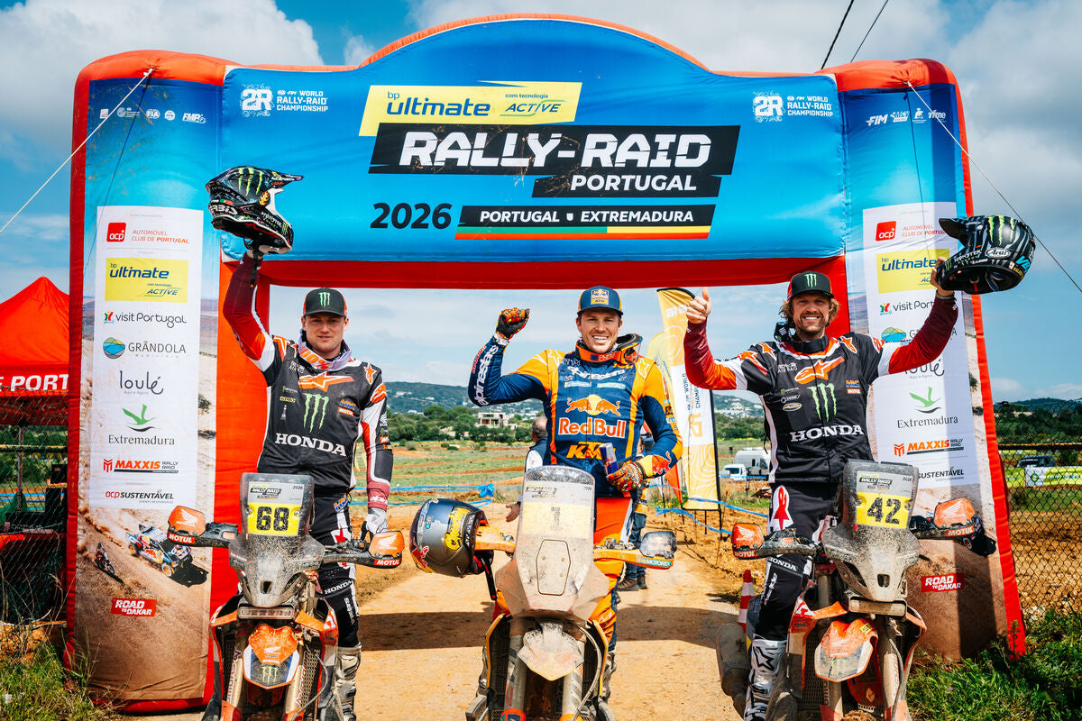 ALPINESTARS TOP EIGHT LOCK-OUT AS DANIEL SANDERS STORMS TO WORLD RALLY RAID PORTUGAL WIN