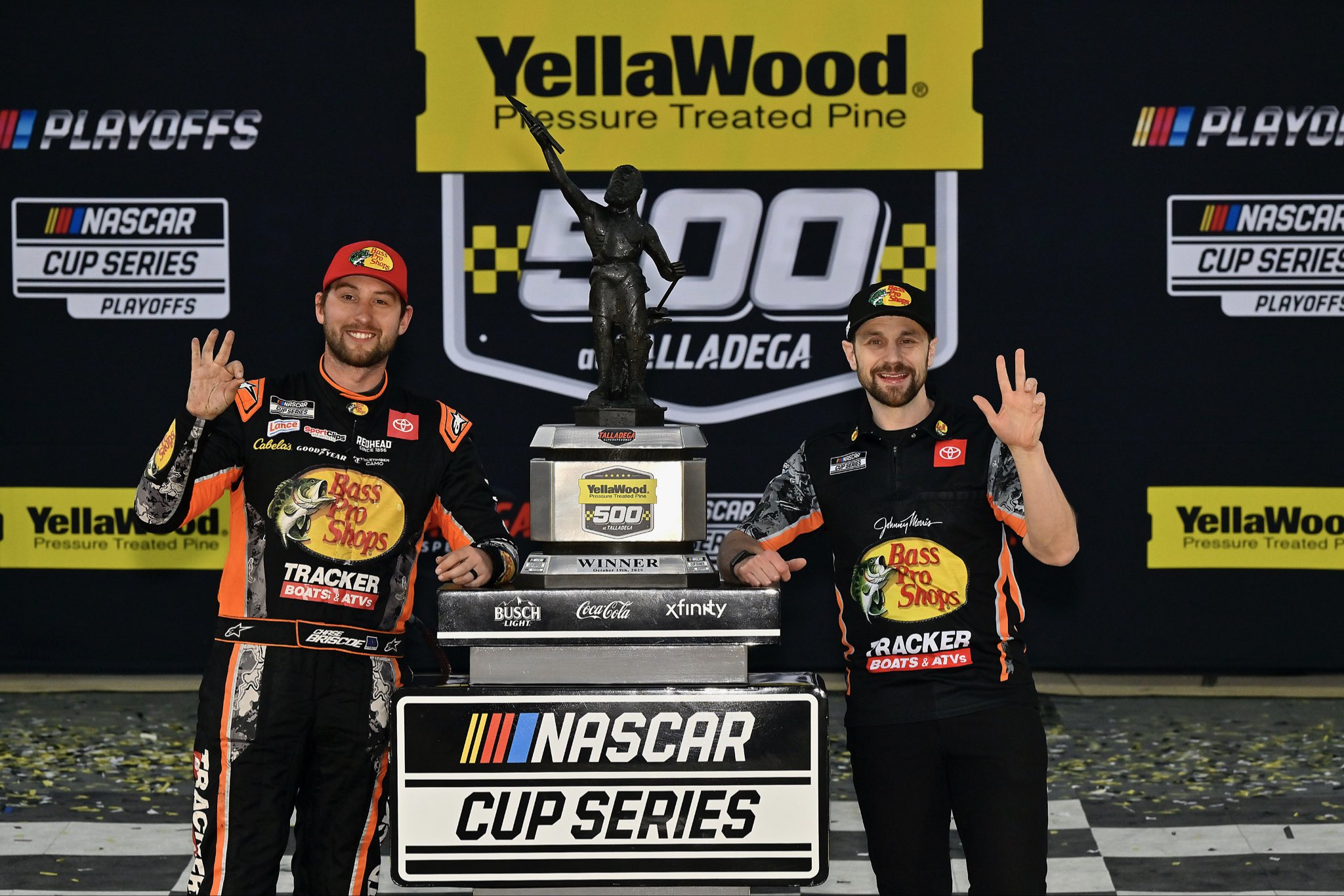 CHASE BRISCOE POWERS TO NASCAR CUP SERIES RACE WIN AT TALLADEGA SUPERSPEEDWAY, ALABAMA