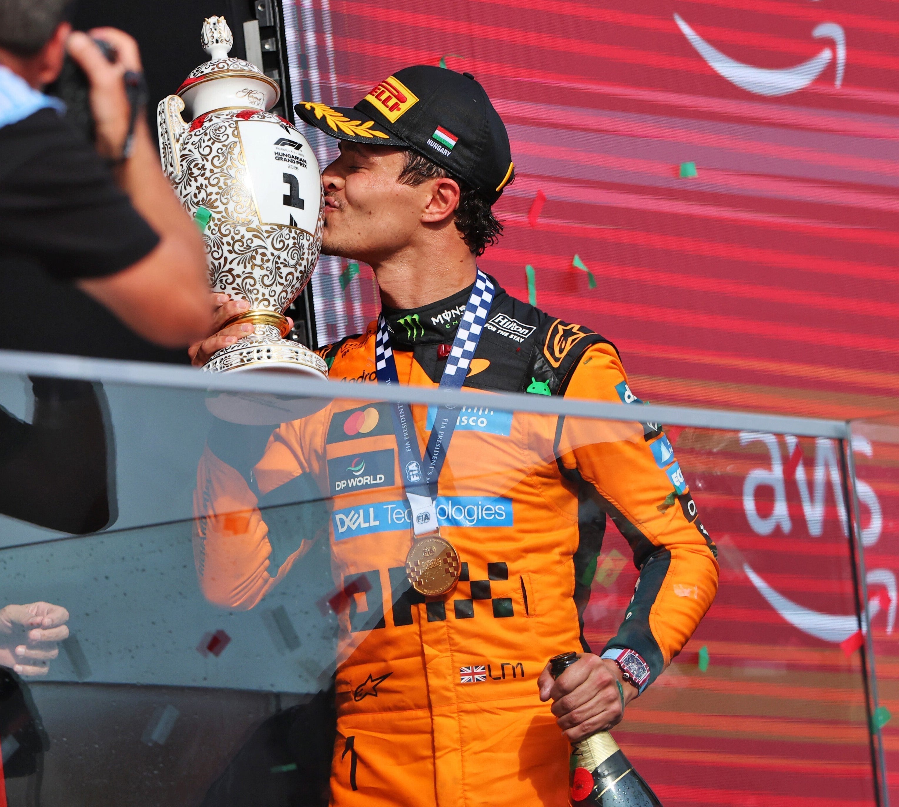 LANDO NORRIS TASTES FORMULA ONE SUCCESS IN HUNGARY