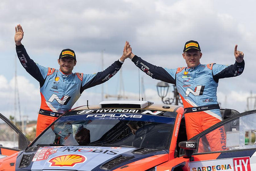 OTT TANAK AND MARTIN JARVEOJA WIN DRAMATIC WORLD RALLY CHAMPIONSHIP ROUND IN SARDINIA, ITALY