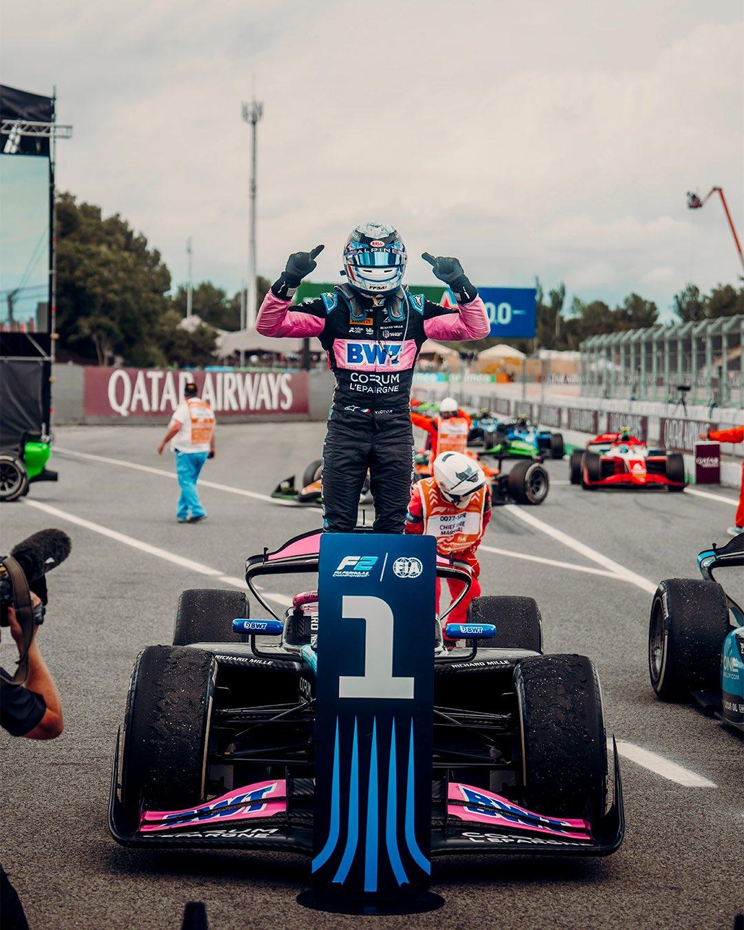 ALPINESTARS PODIUM LOCK-OUT AS VICTOR MARTINS WINS FORMULA 2 SPRINT IN SPAIN