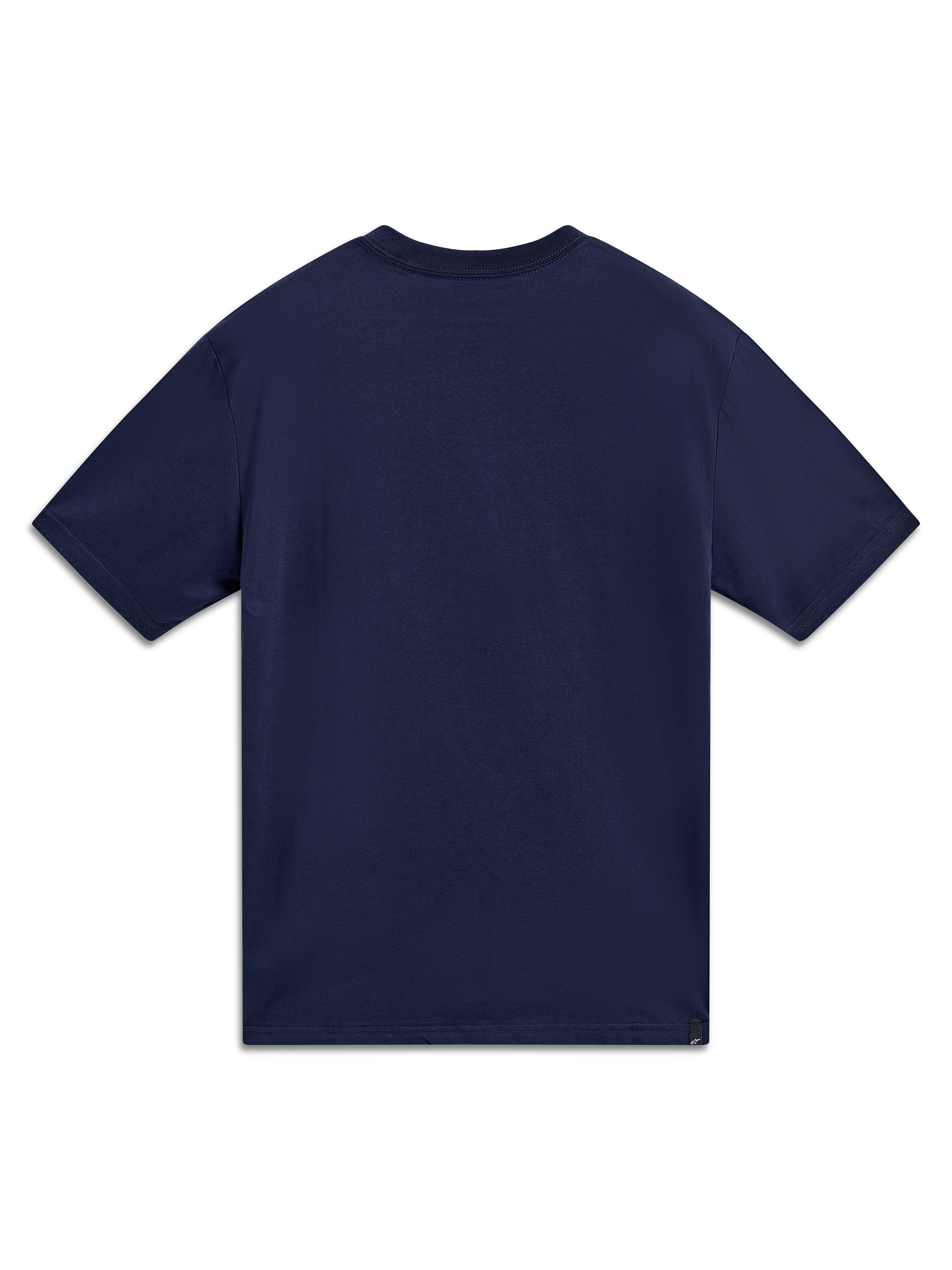 Alpinestars Ageless 2.0 CSF Tee, t-shirt de manga curta em azul-marinho, mistura de algodão e poliéster, vista traseira