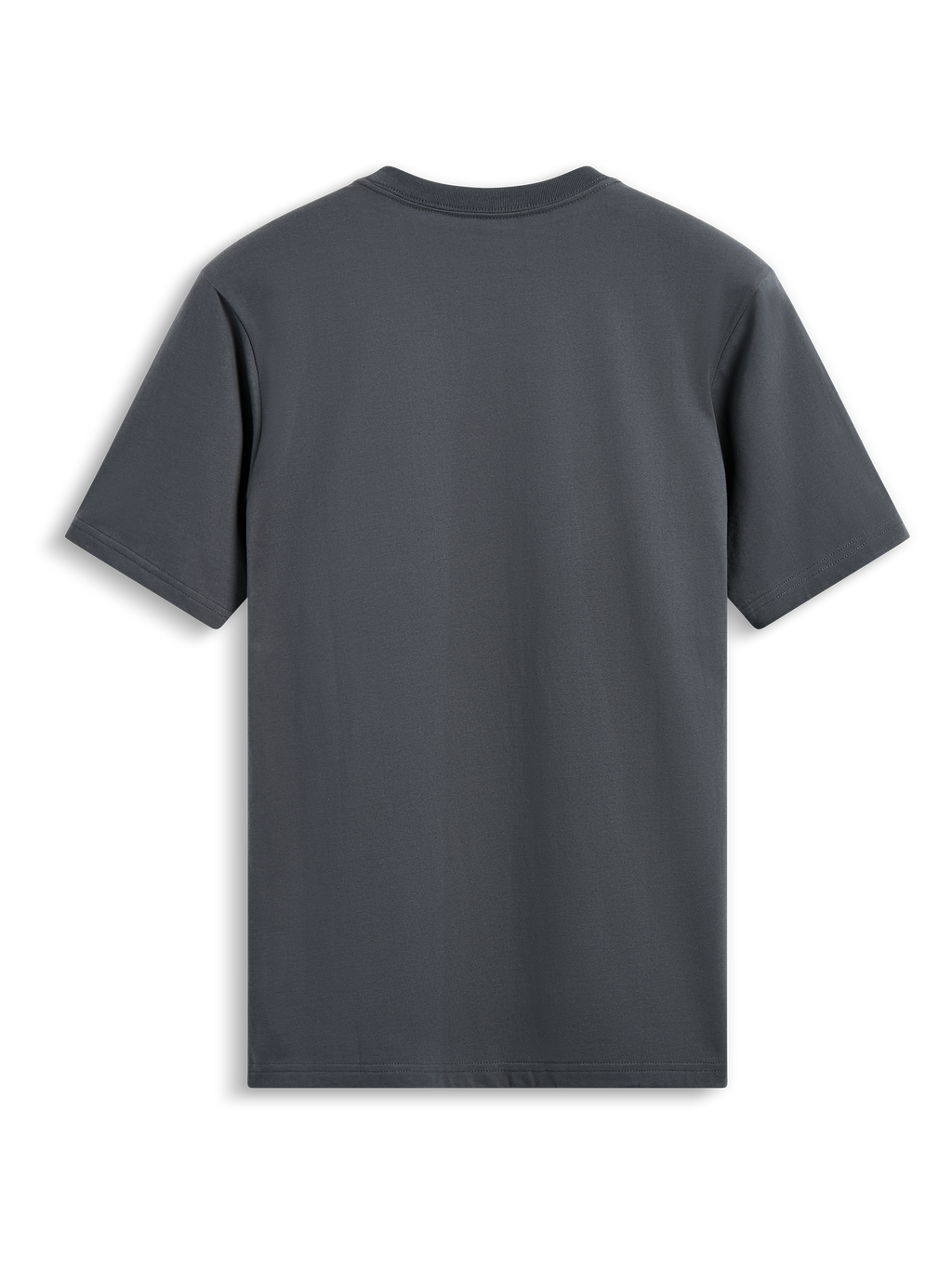 Alpinestars Always 2.0 CSF Tee, t-shirt de manga curta, cinzento carvão, vista traseira lisa, streetwear casual inspirado no desporto motorizado
