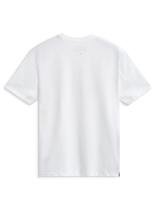 Alpinestars Always 2.0 CSF Tee, t-shirt de manga curta, branca, gráfico linear do logótipo em preto e vermelho, roupa desportiva casual de motorsport