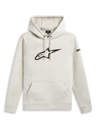 Alpinestars Sweatshirt Com Capuz Insignia, hoodie casual off white com bolso canguru e logótipo gráfico no peito
