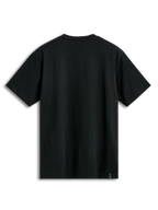 Alpinestars T-shirt Dot Carbon CSF, t-shirt de manga curta preta, vista traseira, rotulagem externa, casual sportswear
