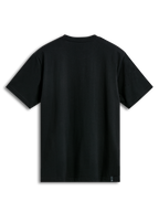 Alpinestars T-shirt Prevail CSF, t-shirt de manga curta preta, vista traseira mostrando tecido preto liso, casual sportswear