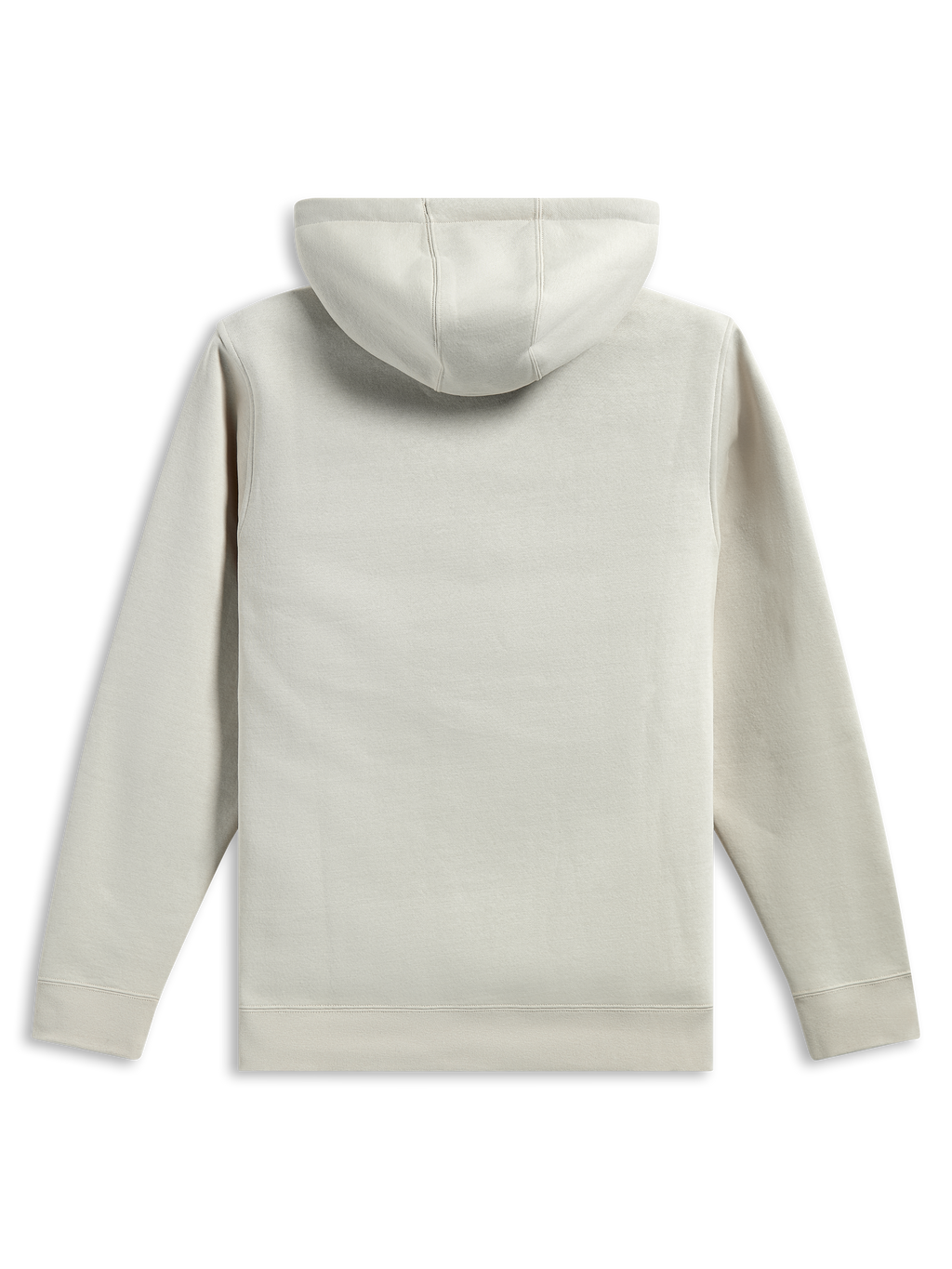 Alpinestars Pulse Hoodie, vista traseira, cor areia off-white, camisola em fleece casual, mangas compridas com punhos e bainha canelados, design com capuz, streetwear inspirado no desporto motorizado