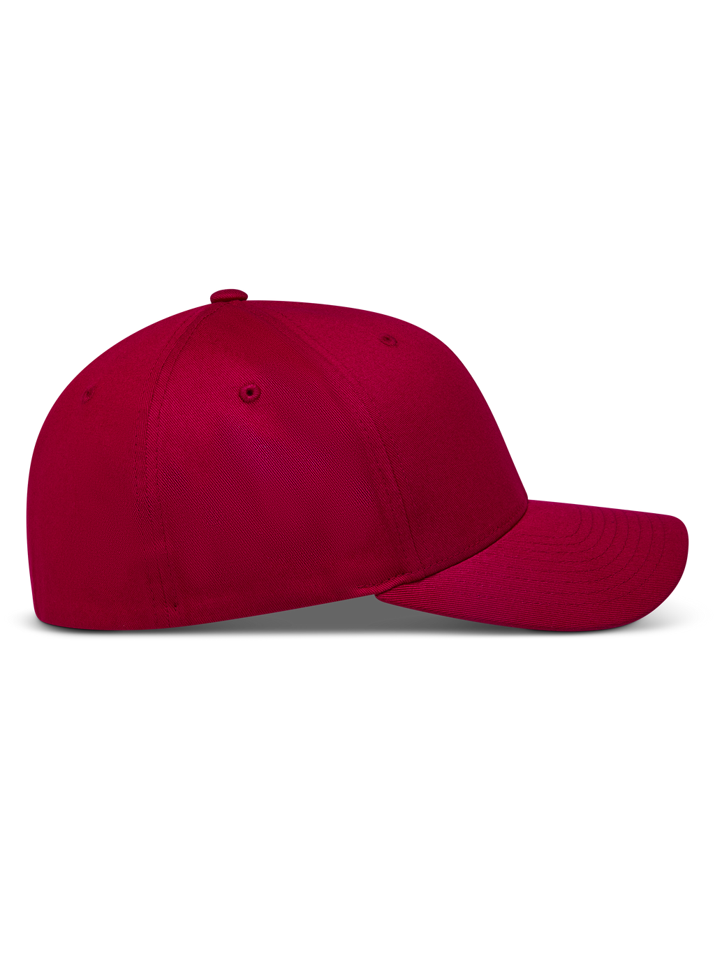 Alpinestars Pivot, boné de basebol sportswear vermelho escuro com aba curva e coroa estruturada em sarja.