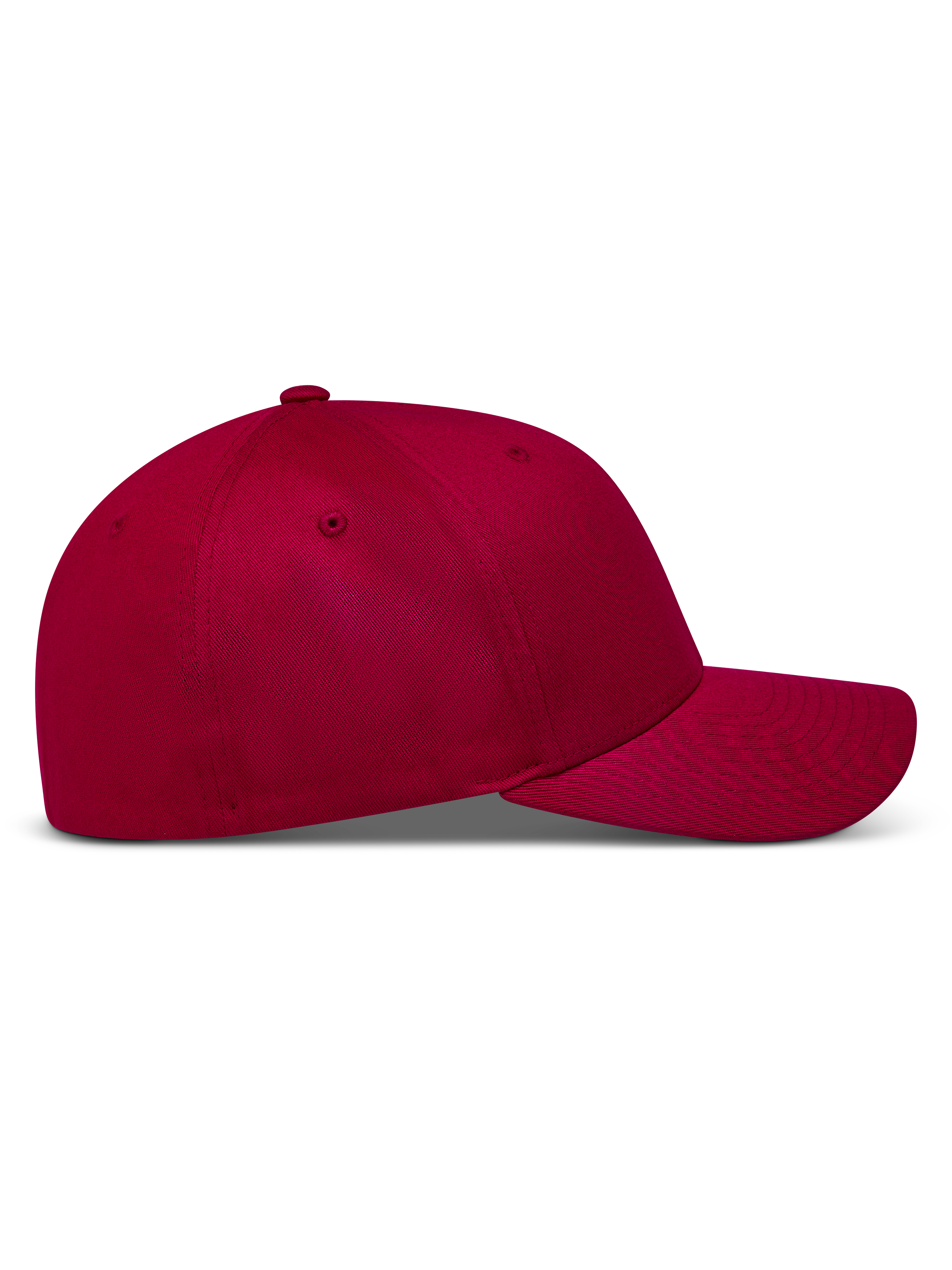 Alpinestars Pivot, boné de basebol sportswear vermelho escuro com aba curva e coroa estruturada em sarja.