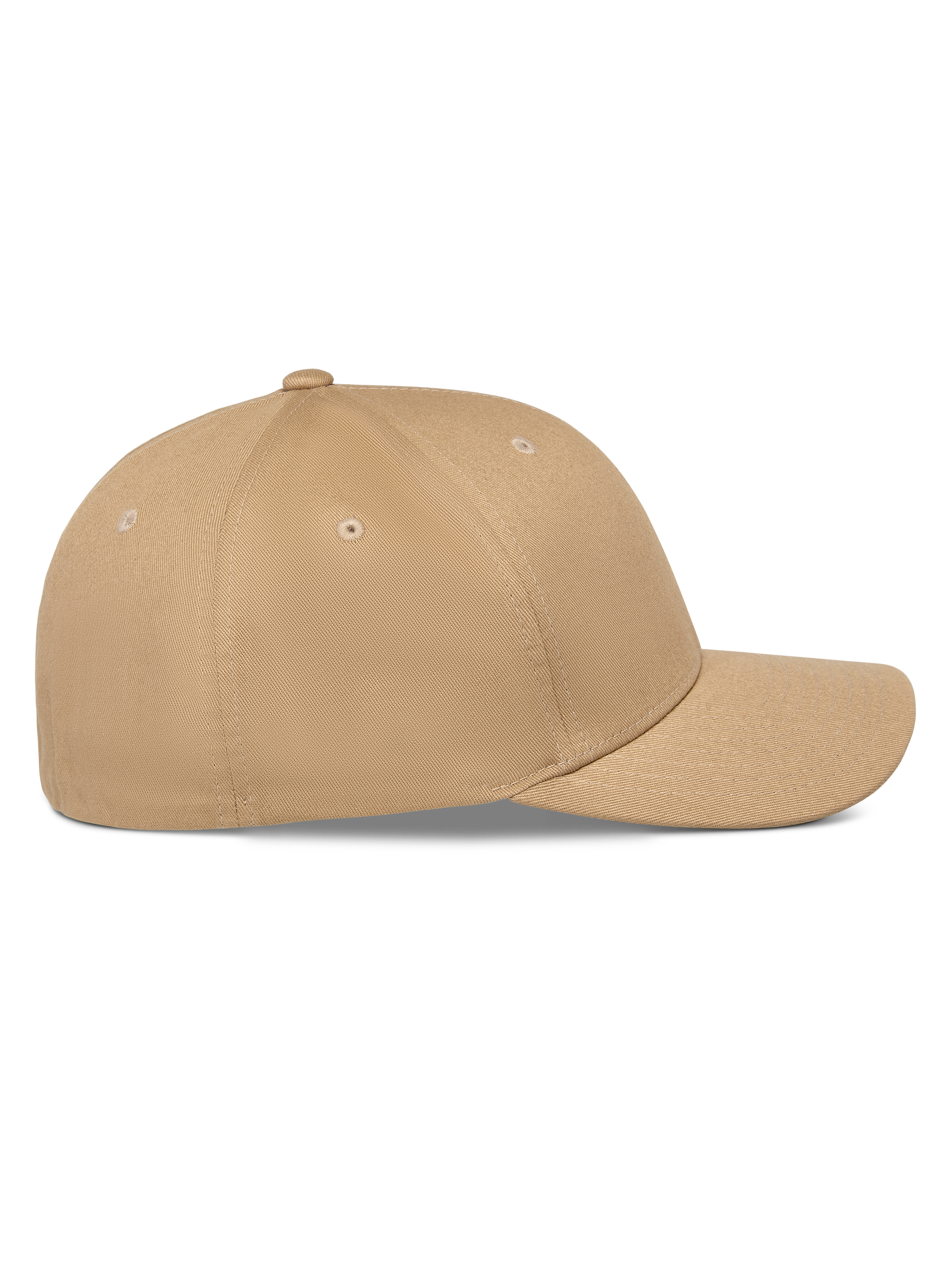 Alpinestars Pivot Hat, casual baseball cap, Sand Khaki, side profile view featuring a curved bill and structured crown, durable twill fabric, minimalist sportswear design