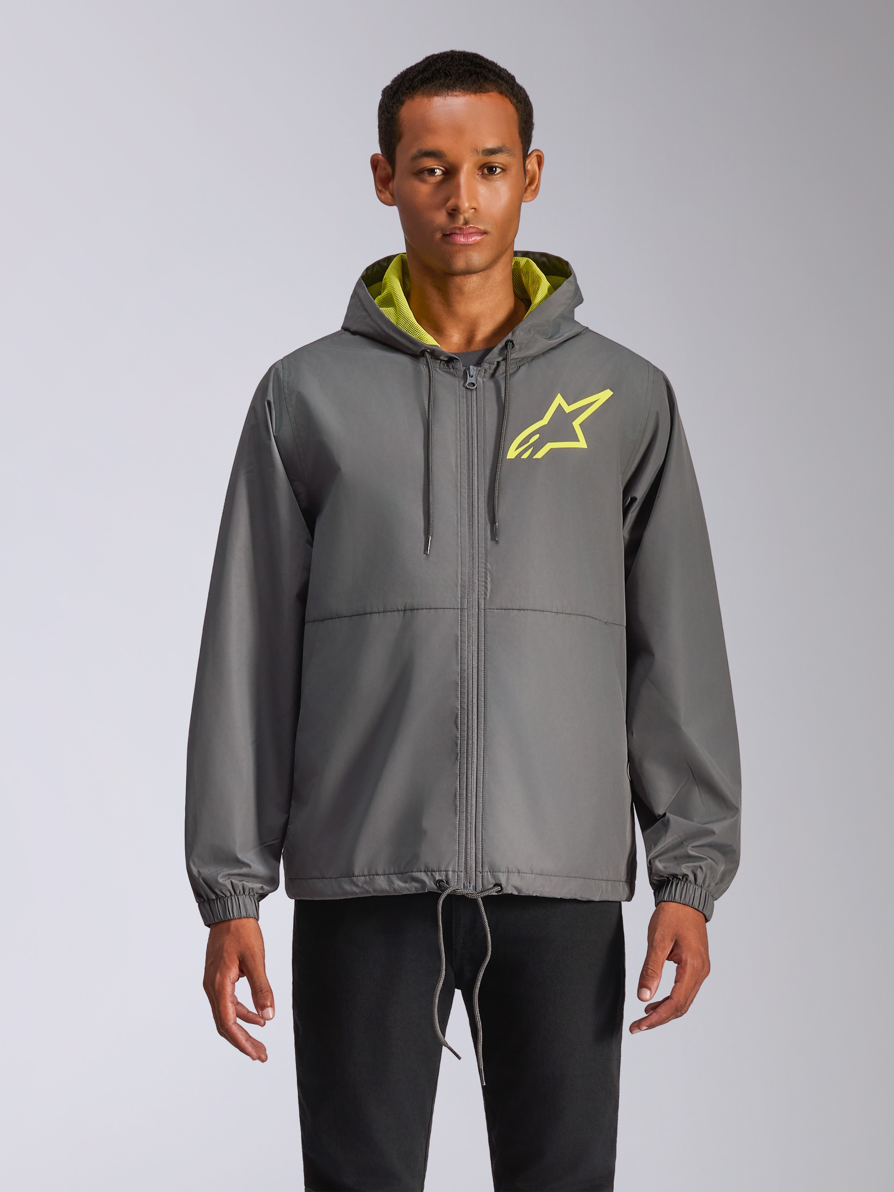 ジャケット・アウター [STAR CRUISE] Windbreaker Jaqueta Corta-Vento Speeder Chromium - Casaco Preto | Alpinestars®