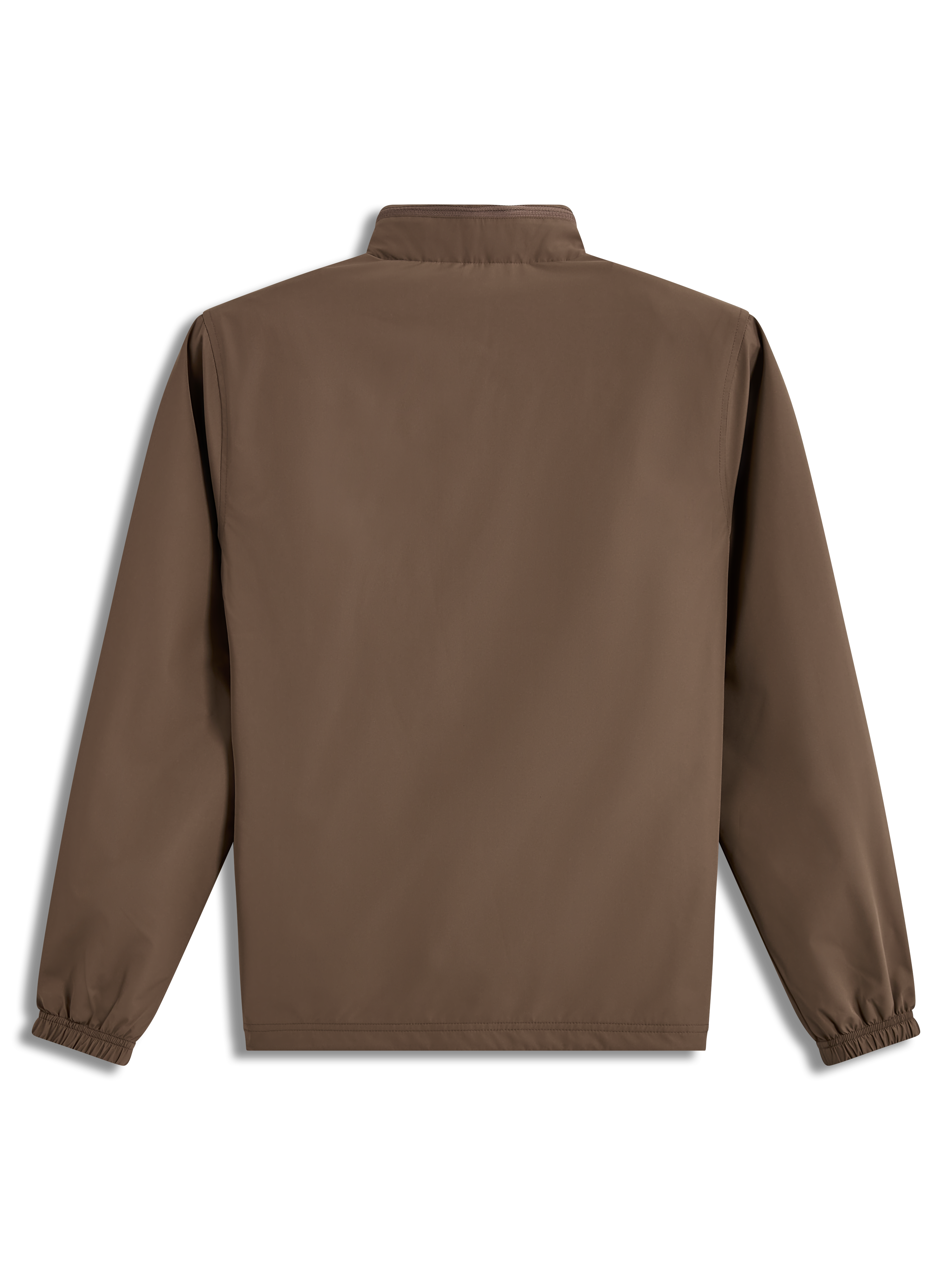 Alpinestars Overhaul Racer Casaco, casaco de sportswear leve castanho, vista traseira com capuz dobrável no colarinho
