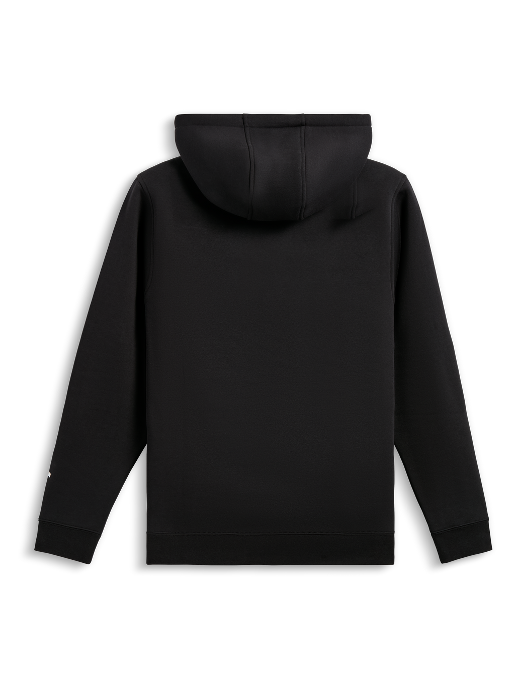 Alpinestars Harken Hoodie, hoodie de lã com capuz, preto, vista traseira, punhos e bainha canelados, streetwear casual inspirado no desporto motorizado