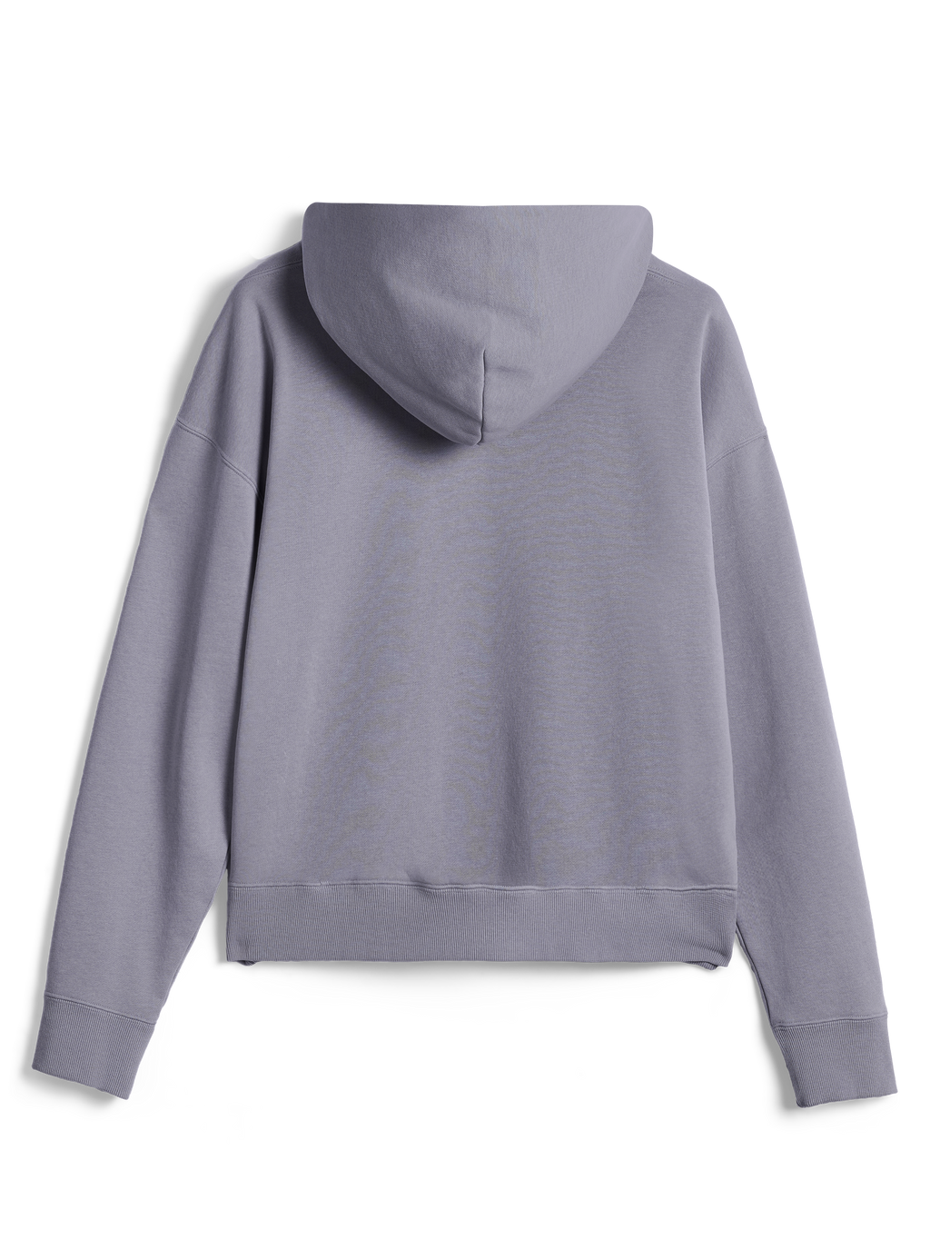 Alpinestars Essentials Ageless Hoodie, casual streetwear, Silver, back view of long-sleeve pullover, featuring ribbed cuffs and hem, clean minimalist design with garment stone wash finish