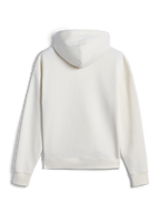 Alpinestars Essentials Ageless Hoodie, vista traseira de camisola com capuz casual off-white, corte descontraído com punhos e bainha canelados, estética minimalista e simples para o conforto do dia a dia