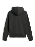Alpinestars Essentials Ageless Zip Hoodie, back view, Off Black, full-zip hooded sweatshirt, relaxed fit with ribbed cuffs and hem, stone-washed fleece, minimalist casual sportswear design