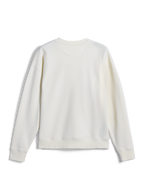 Alpinestars Essentials Ageless Crew, sweatshirt de gola redonda, Off White, vista traseira mostrando design liso com punhos e bainha canelados, streetwear casual inspirado no desporto motorizado