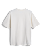 Alpinestars Essentials Ageless SS Tee, t-shirt de manga curta, off-white, vista traseira simples, corte relaxado, roupa desportiva casual