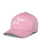 Alpinestars Ageless Multi Hat, Pink Baseball Cap, Curved Brim, White 3D Astars Logo, Structured Crown, Casual Sportswear