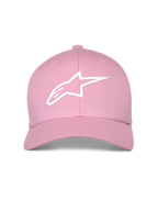 Alpinestars Ageless Multi Hat, Pink, White 3D Astars Logo, Curved Bill with Structured Crown, Casual Sportswear Hat